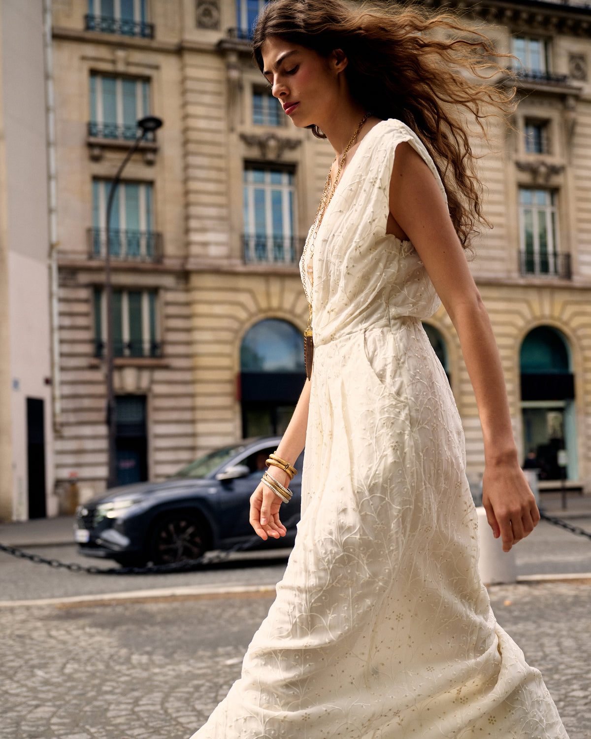Sym Dress - Ecru