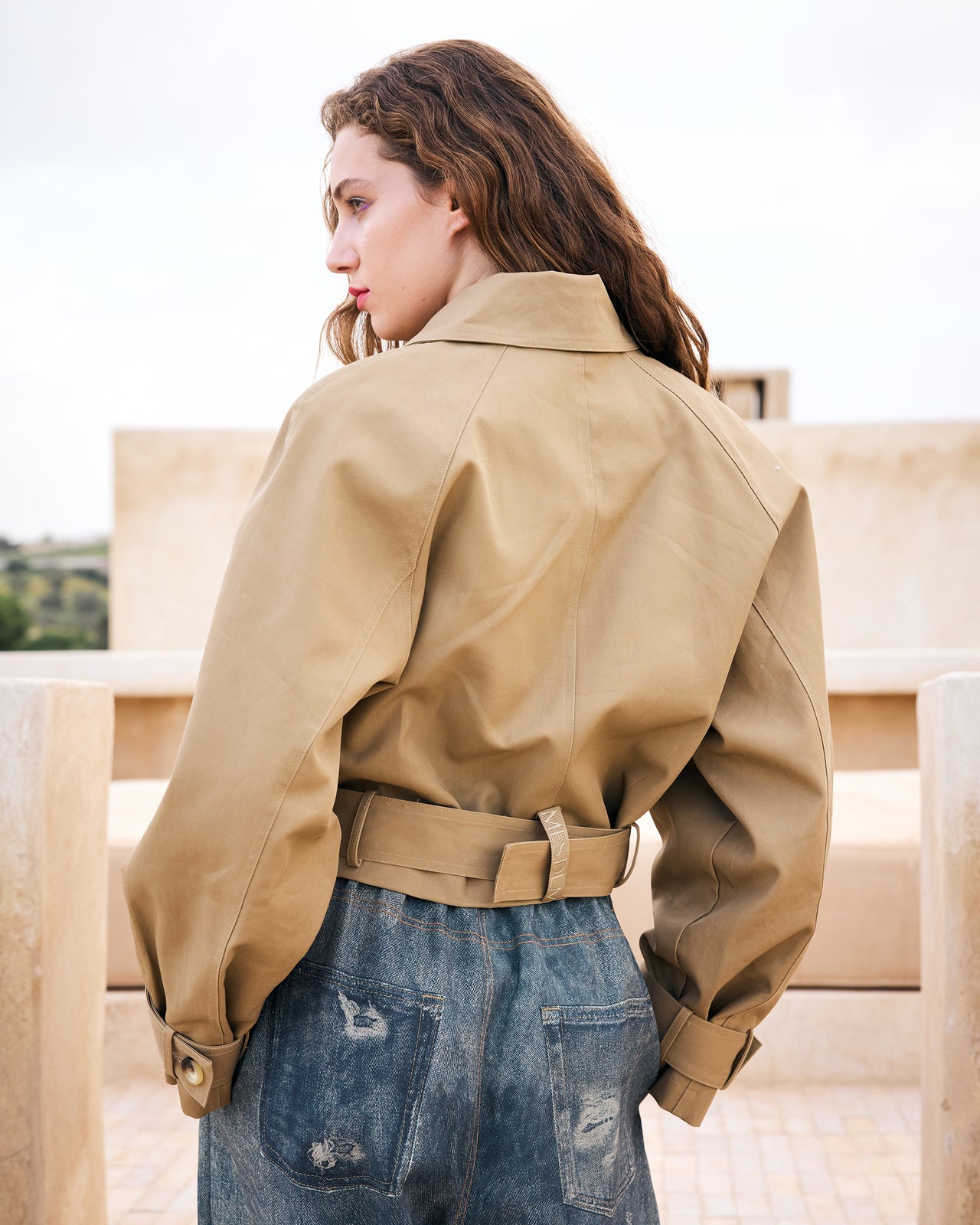 Watteau Jacket - Beige - Image 6