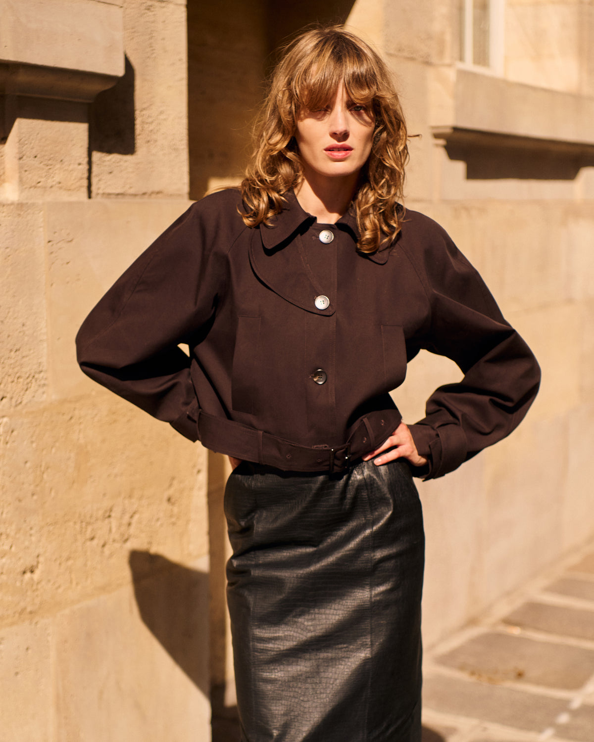 Watteau Jacket - Coal