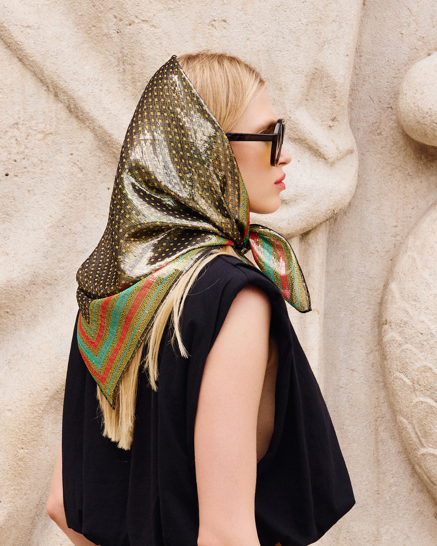 Foulard Avri - Noir