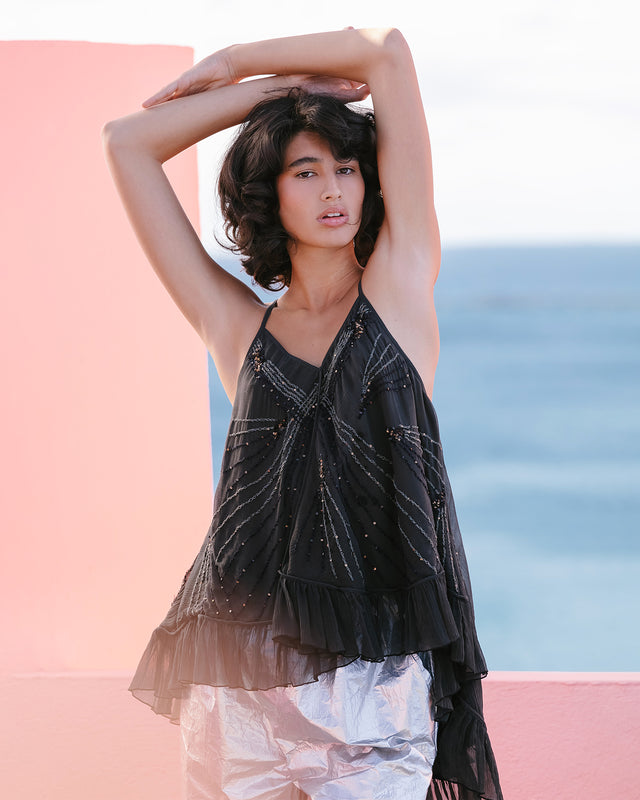 Alba Top - Black - Image 1