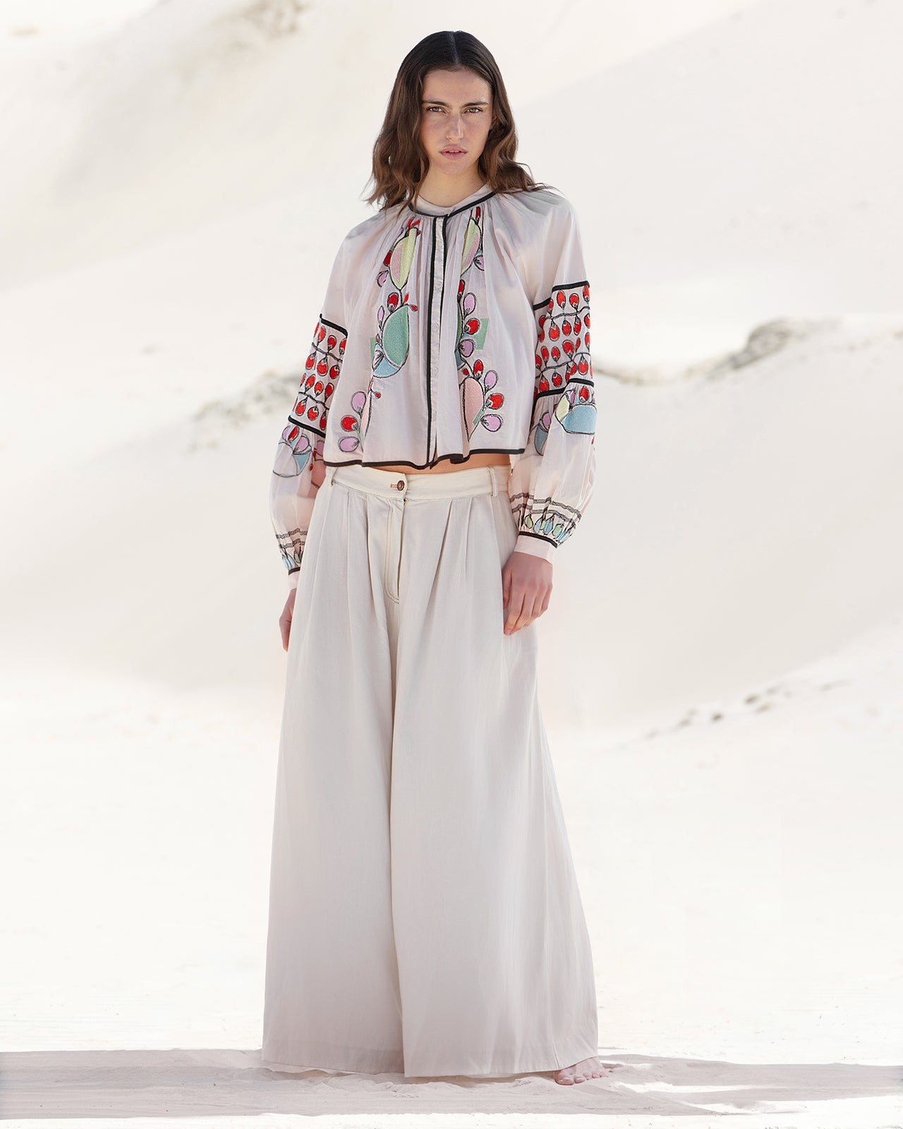 Blouse bohème Baloo - Nude - Image 1
