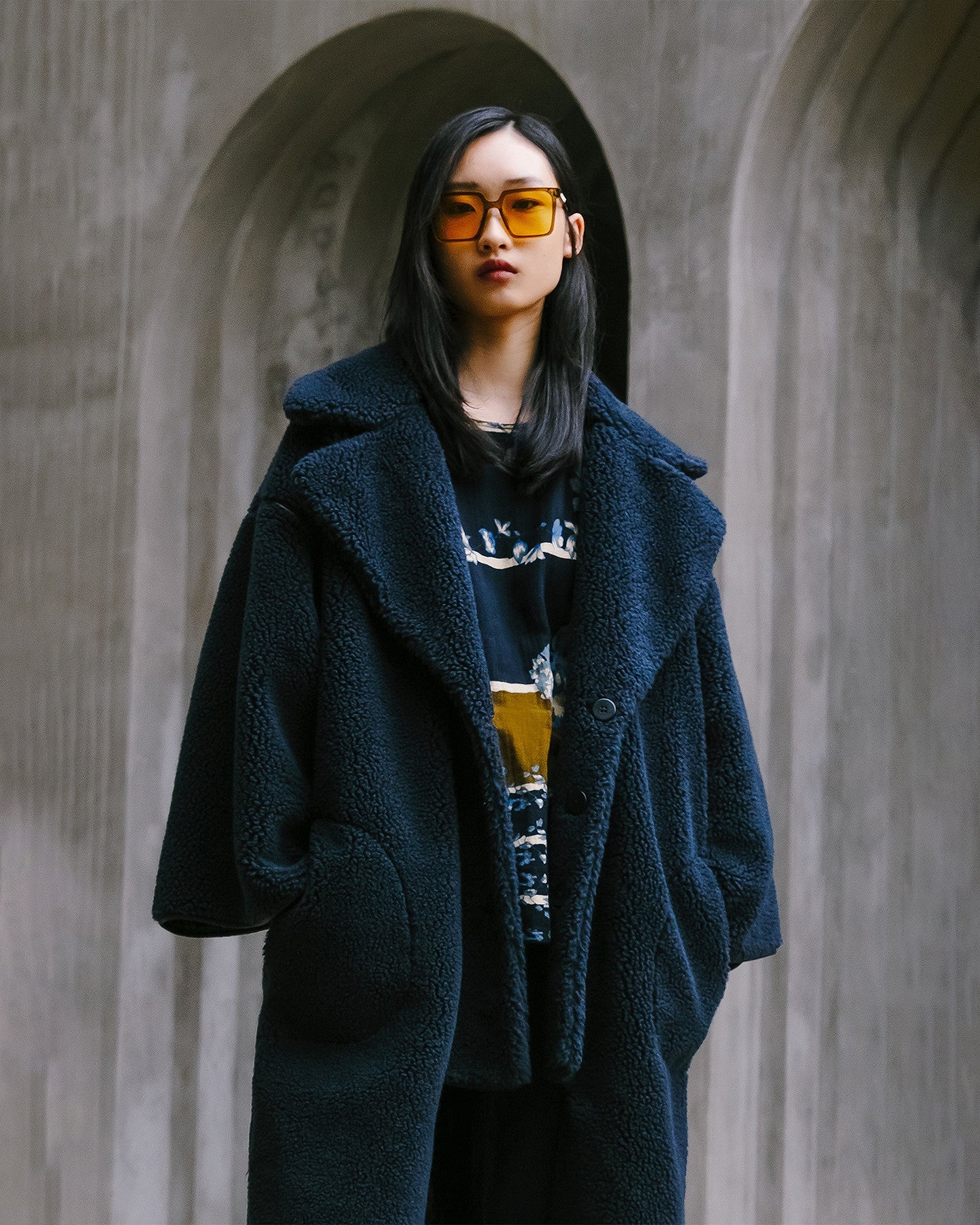 Blouse Belladona  Bleu imprimé | Mes Demoiselles Paris