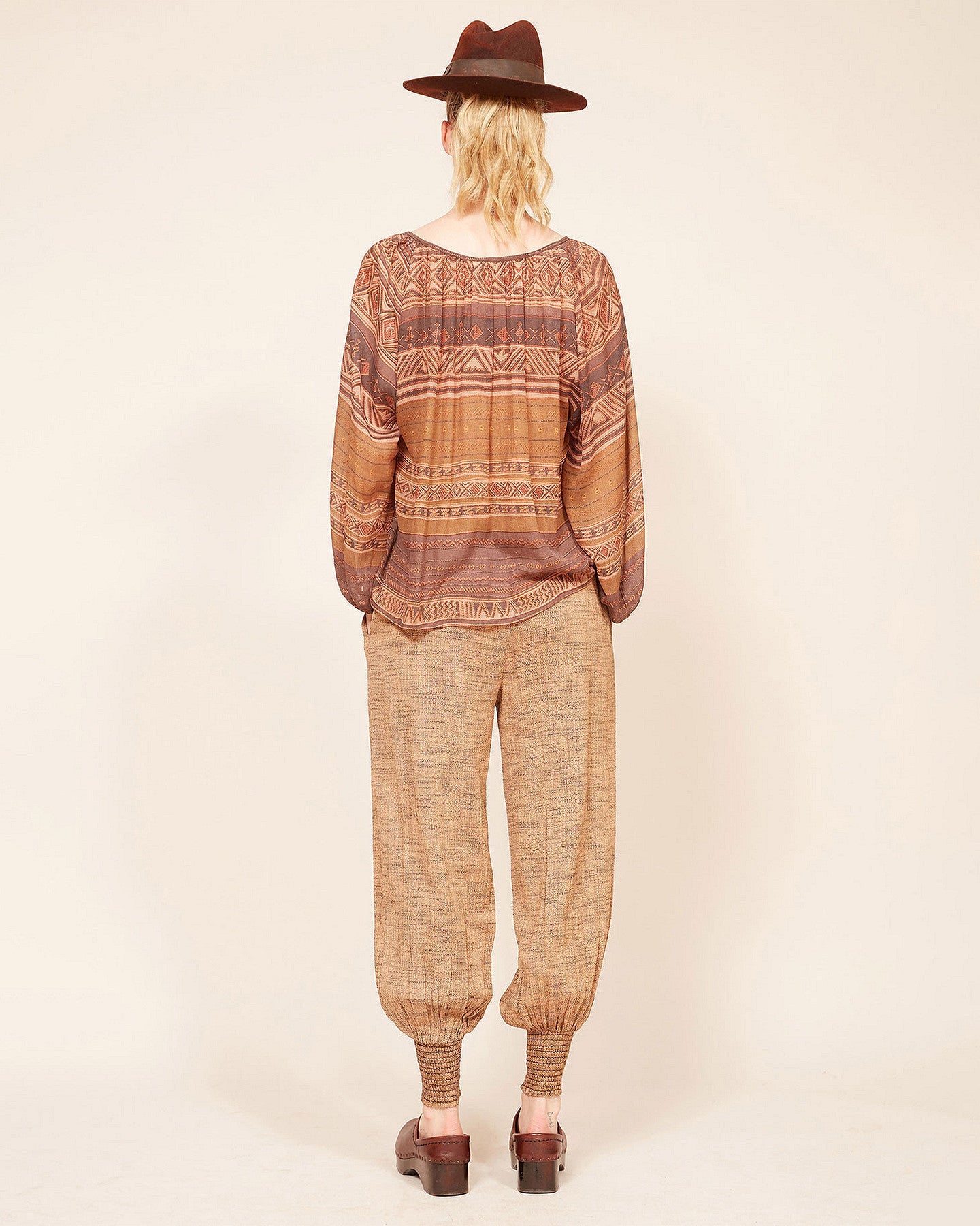 Blouse Cecilia  Imprimé parme | Mes Demoiselles Paris