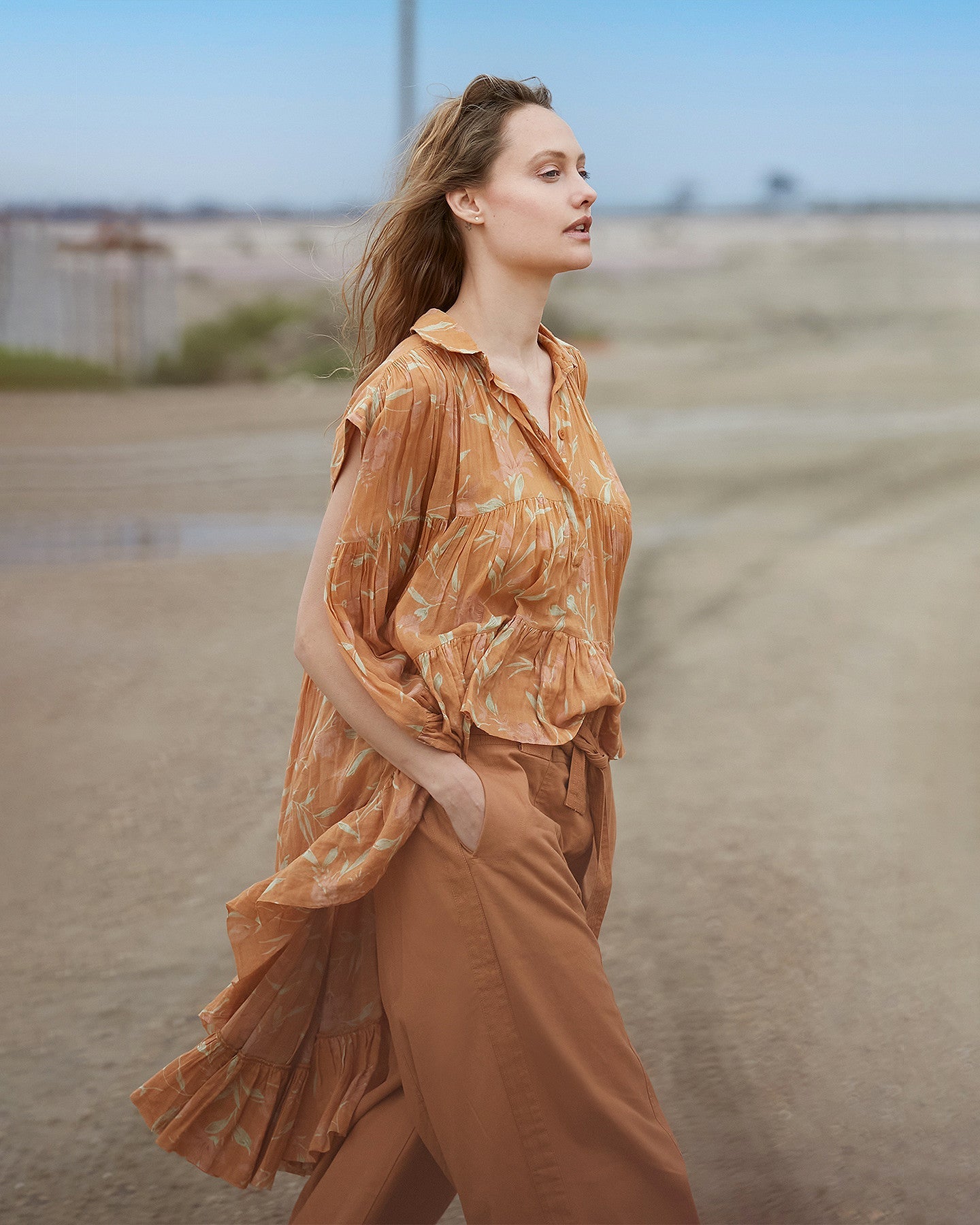 Blouse Daisy  Ocre | Mes Demoiselles Paris