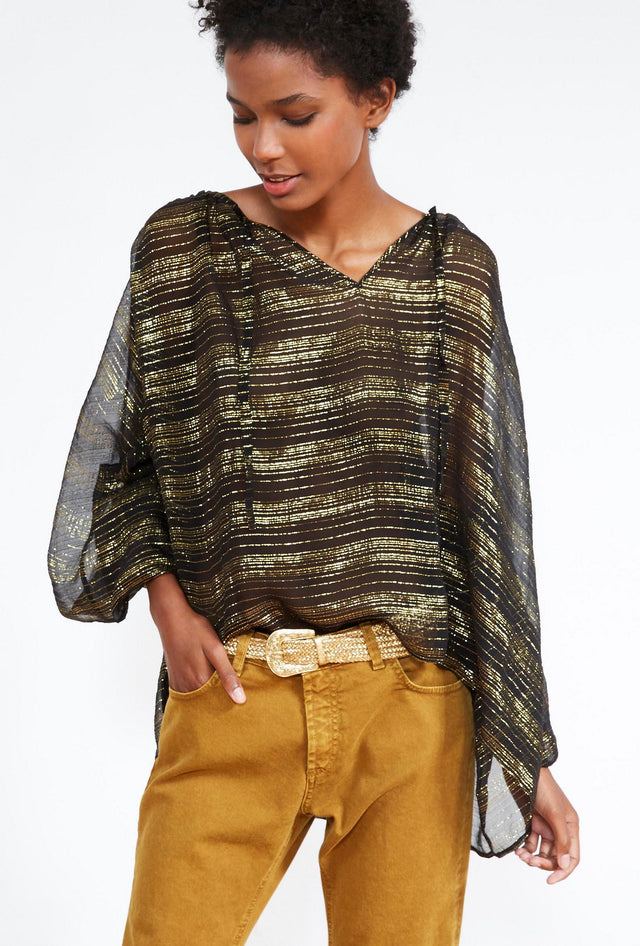 Blouse Esteban  Noir | Mes Demoiselles Paris - Image 1