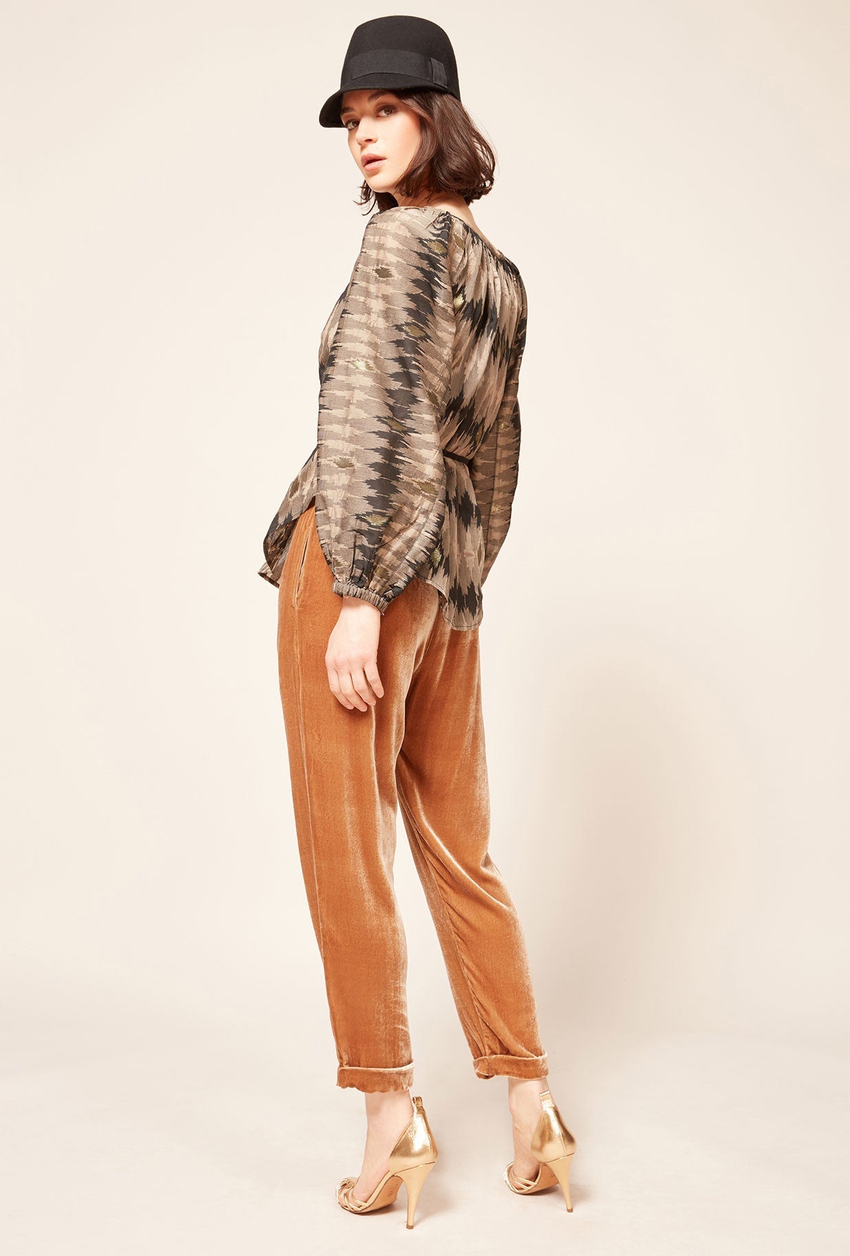 Blouse Jember  Imprimé gris | Mes Demoiselles Paris - Image 5