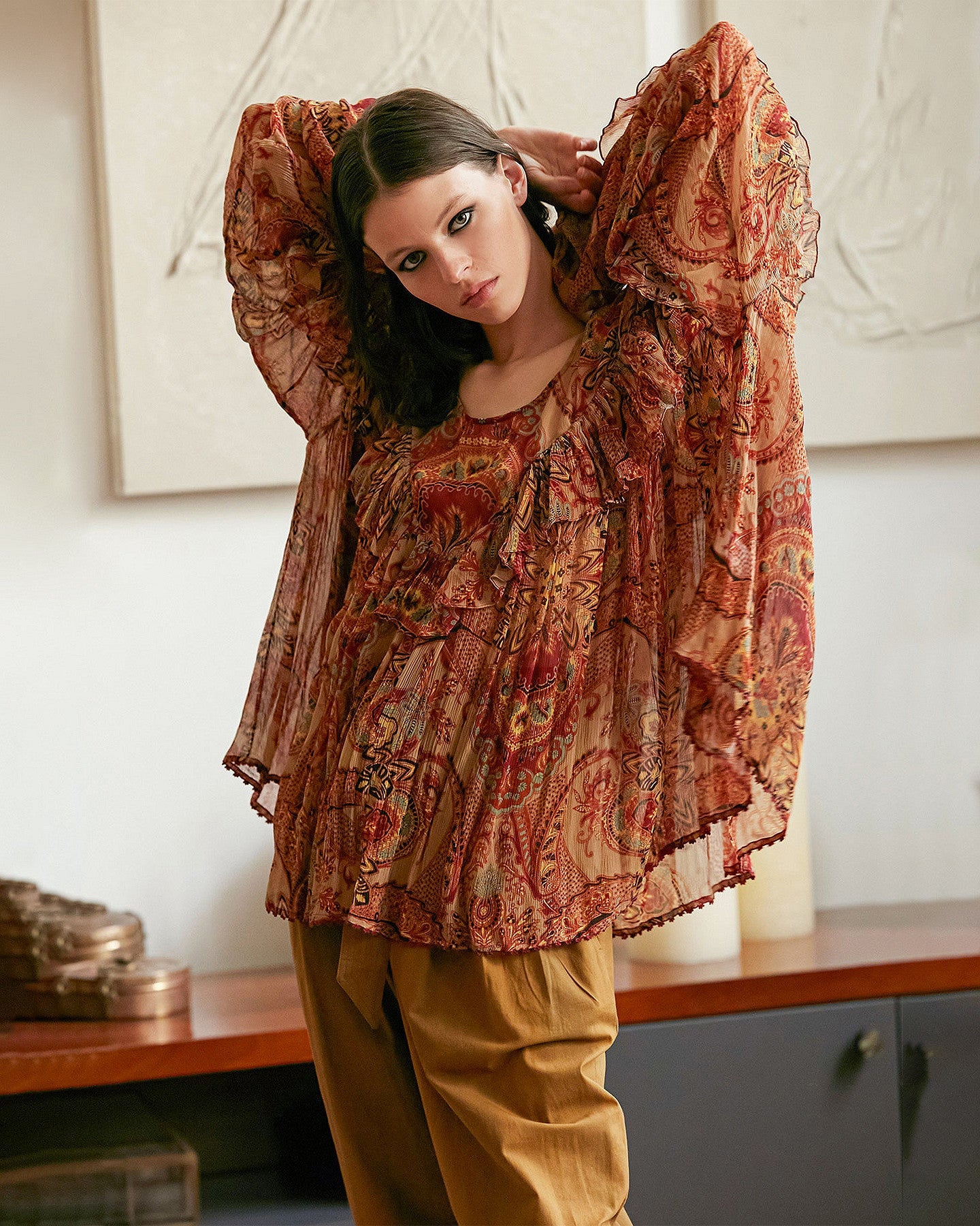 Blouse Latifah  Imprimé fleuri | Mes Demoiselles Paris