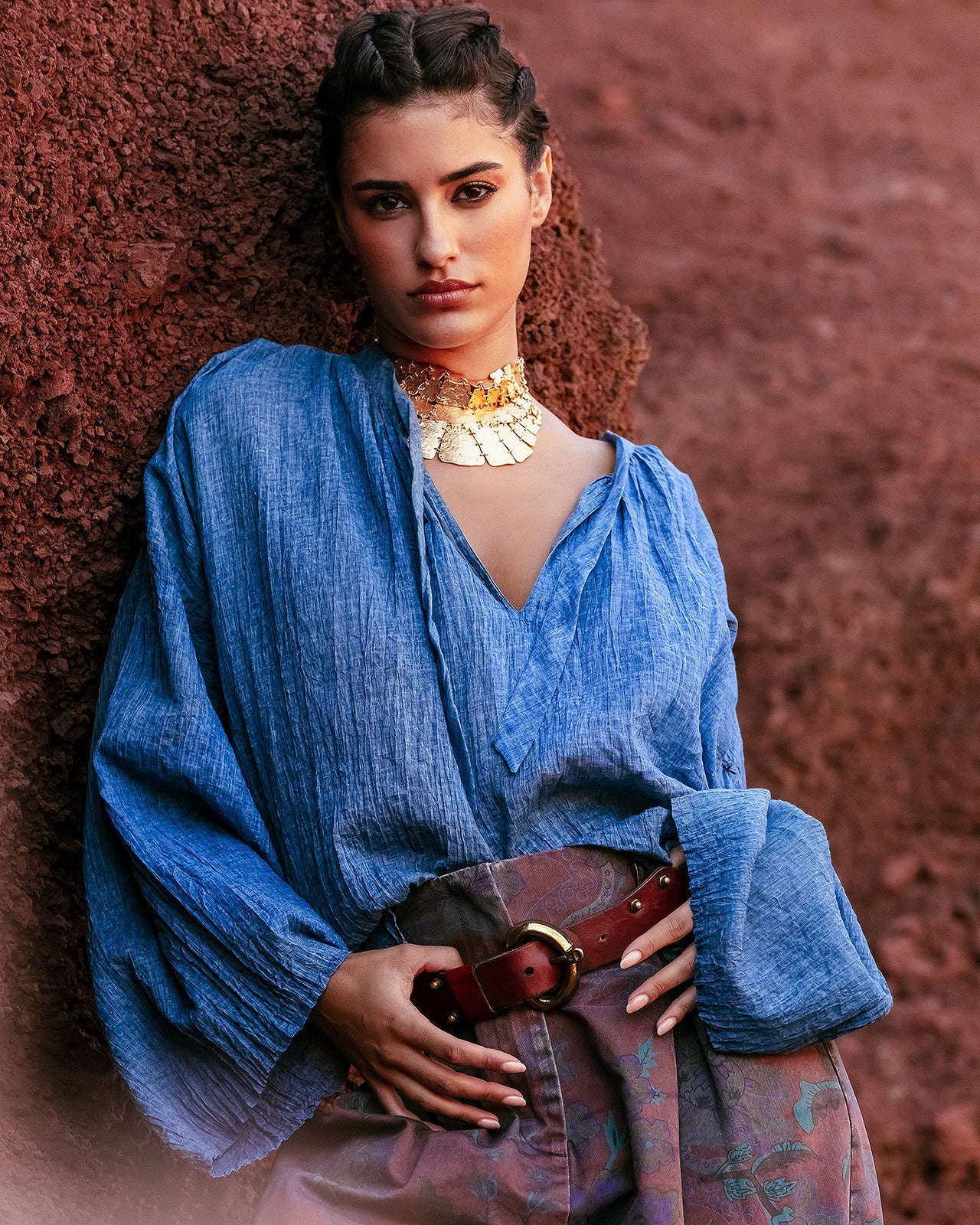 Blouse Nua  Bleu | Mes Demoiselles Paris - Image 1