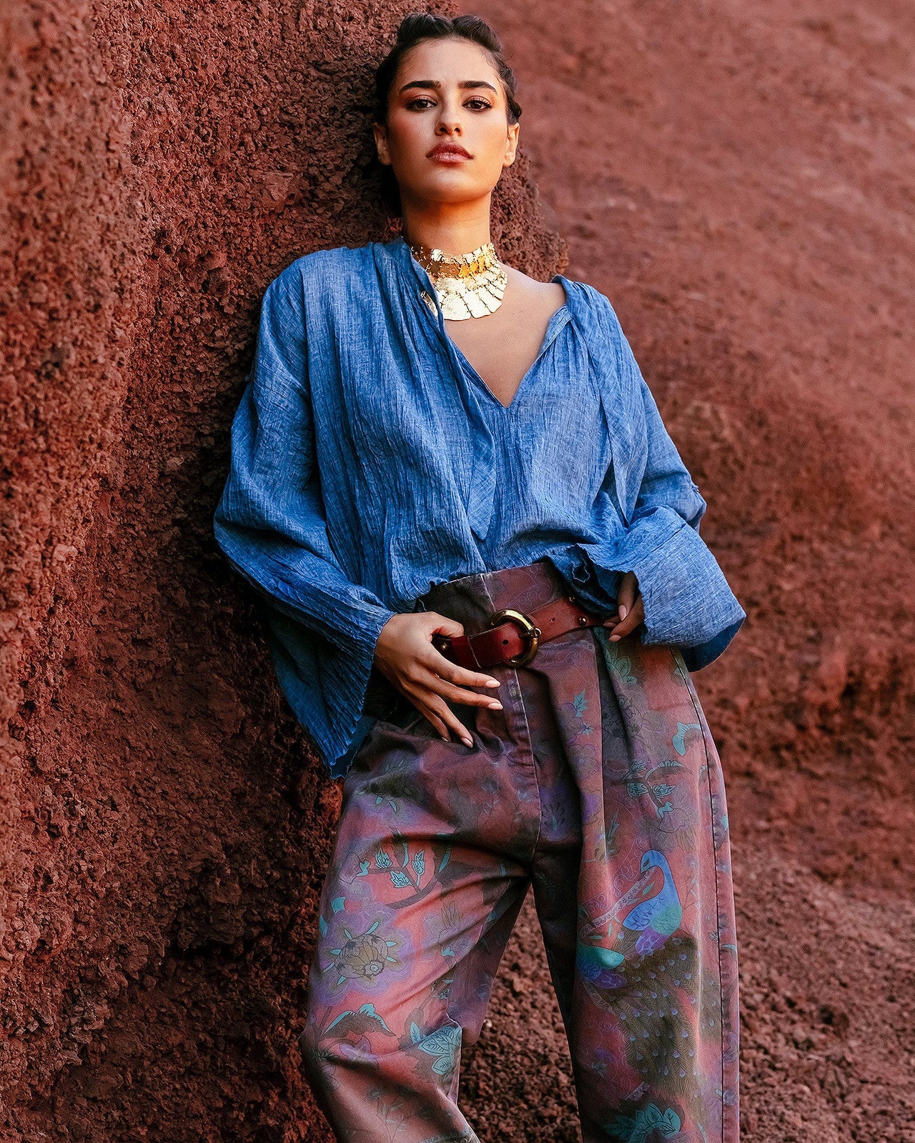 Blouse Nua  Bleu | Mes Demoiselles Paris - Image 3