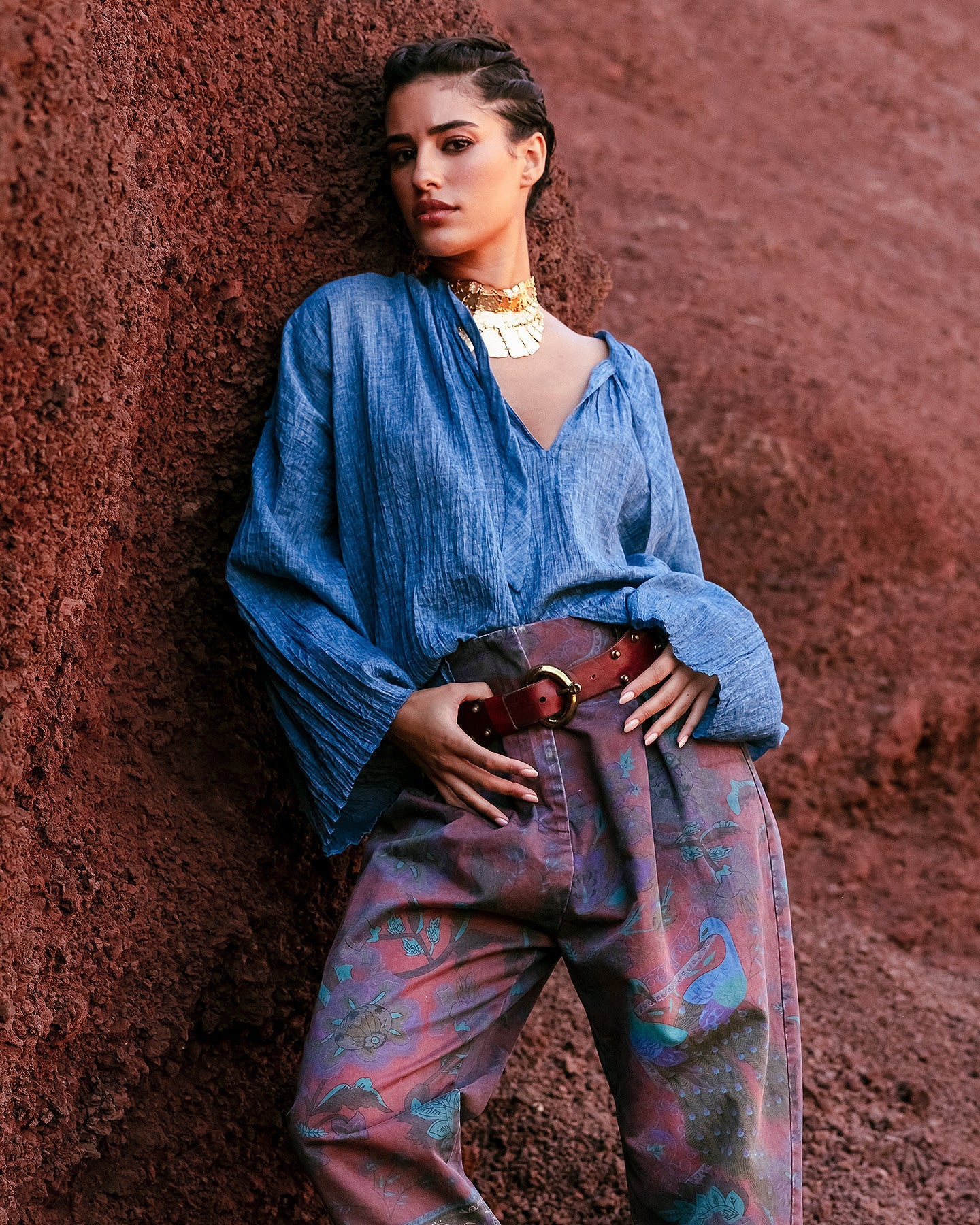 Blouse Nua  Bleu | Mes Demoiselles Paris