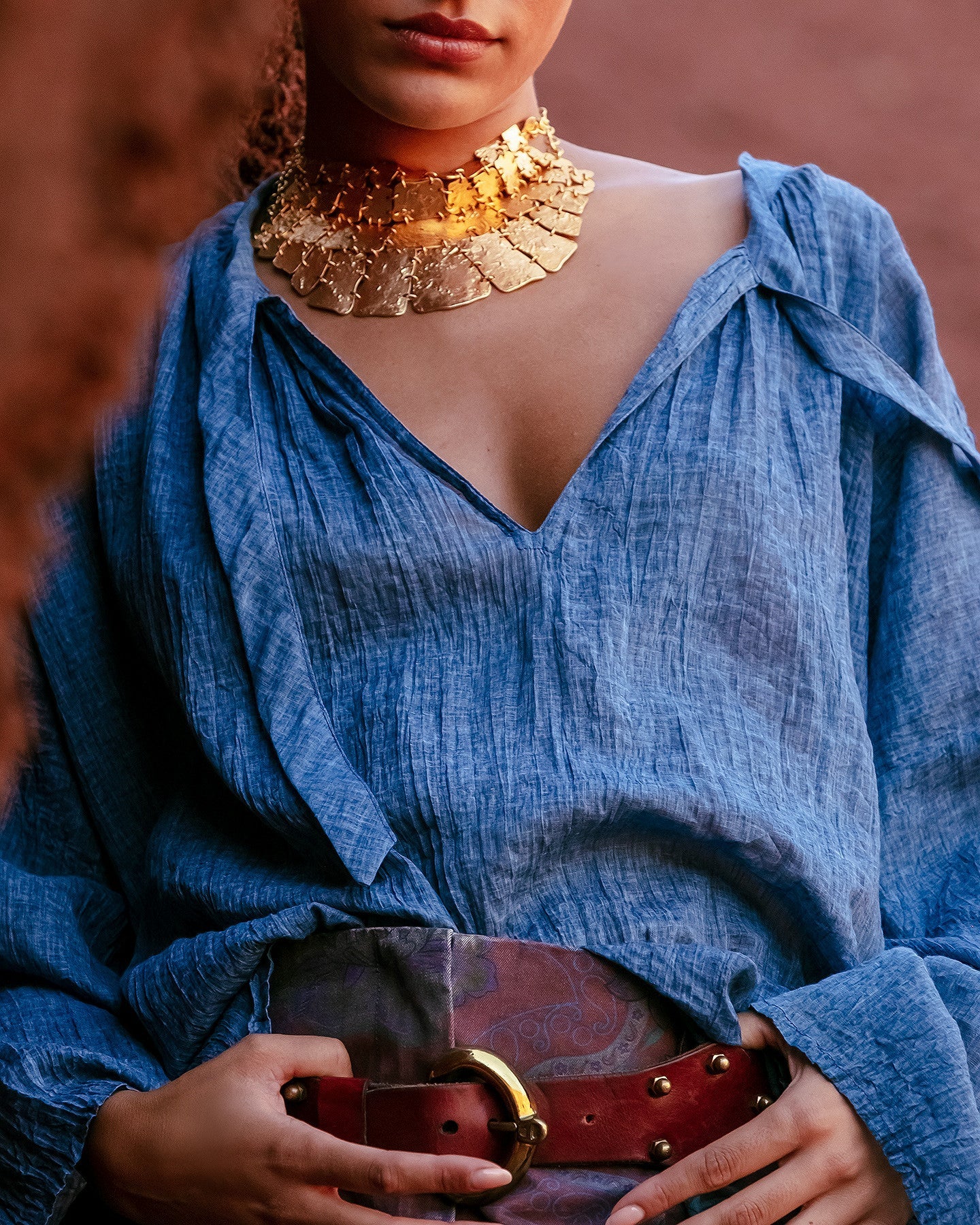 Blouse Nua  Bleu | Mes Demoiselles Paris