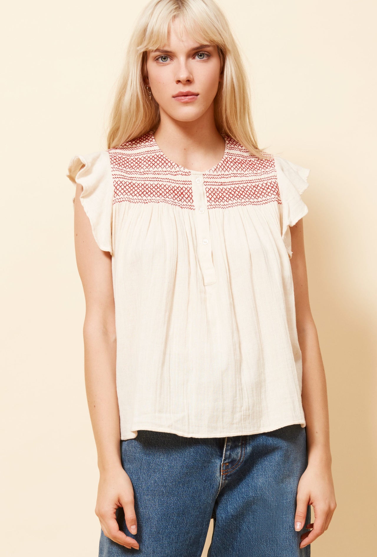 Blouse Trissotin  Ecru | Mes Demoiselles Paris - Image 1