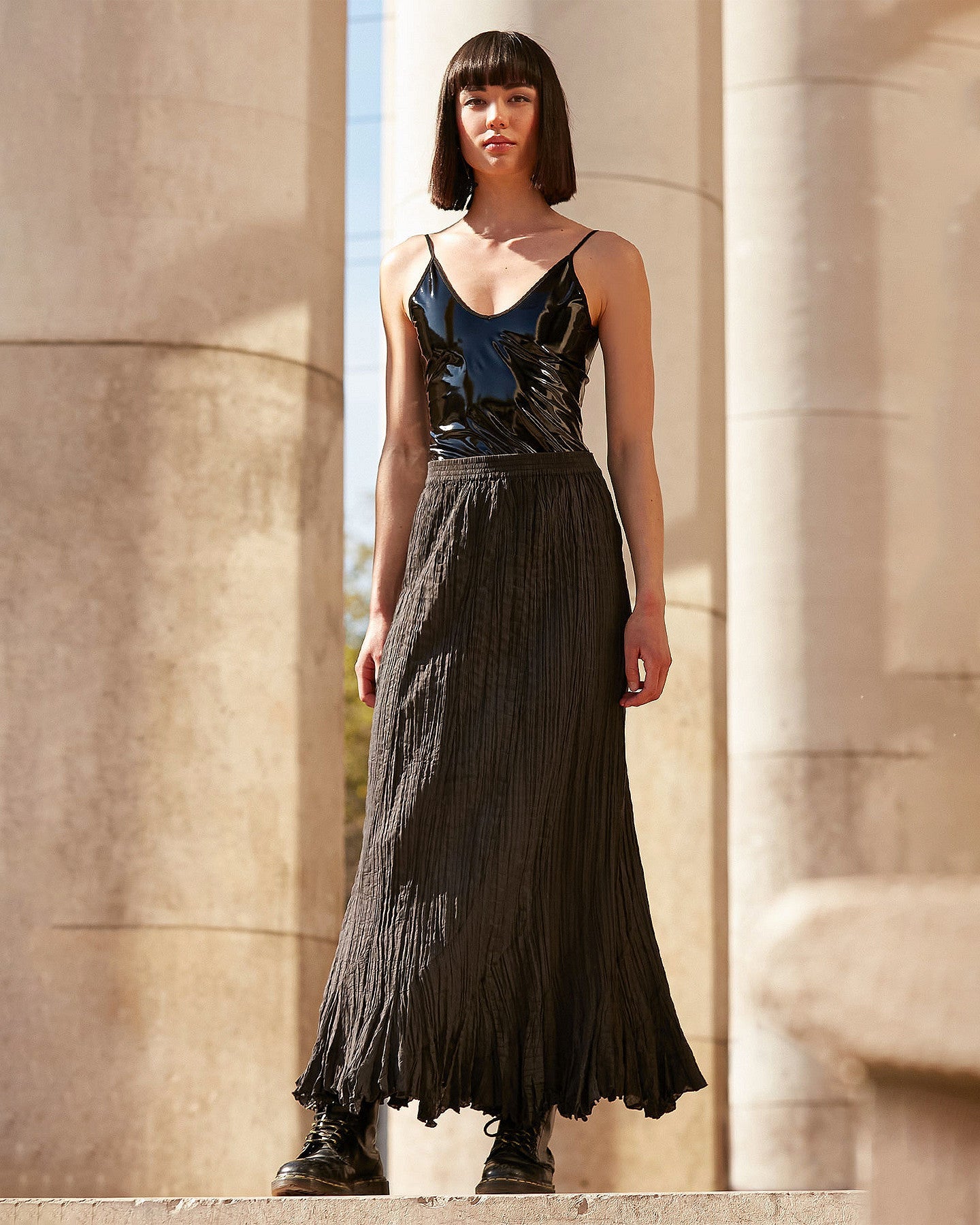 Body T - Birds - Noir : Body couture près du corps à fines bretelles, très confortable Mes Demoiselles