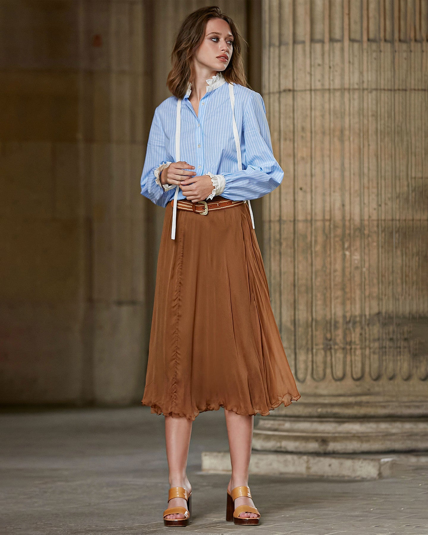 Ceinture Druide  Marron écru | Mes Demoiselles Paris