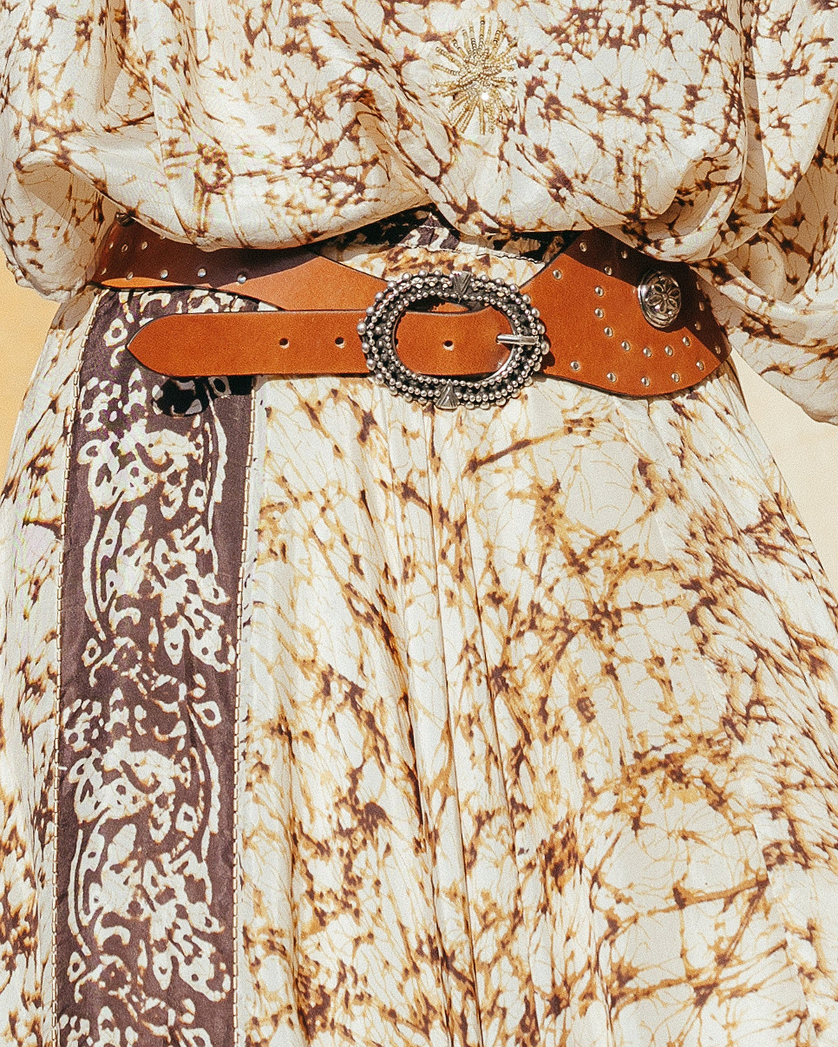 Ceinture en cuir façon western - Accessoires Mes Demoiselles