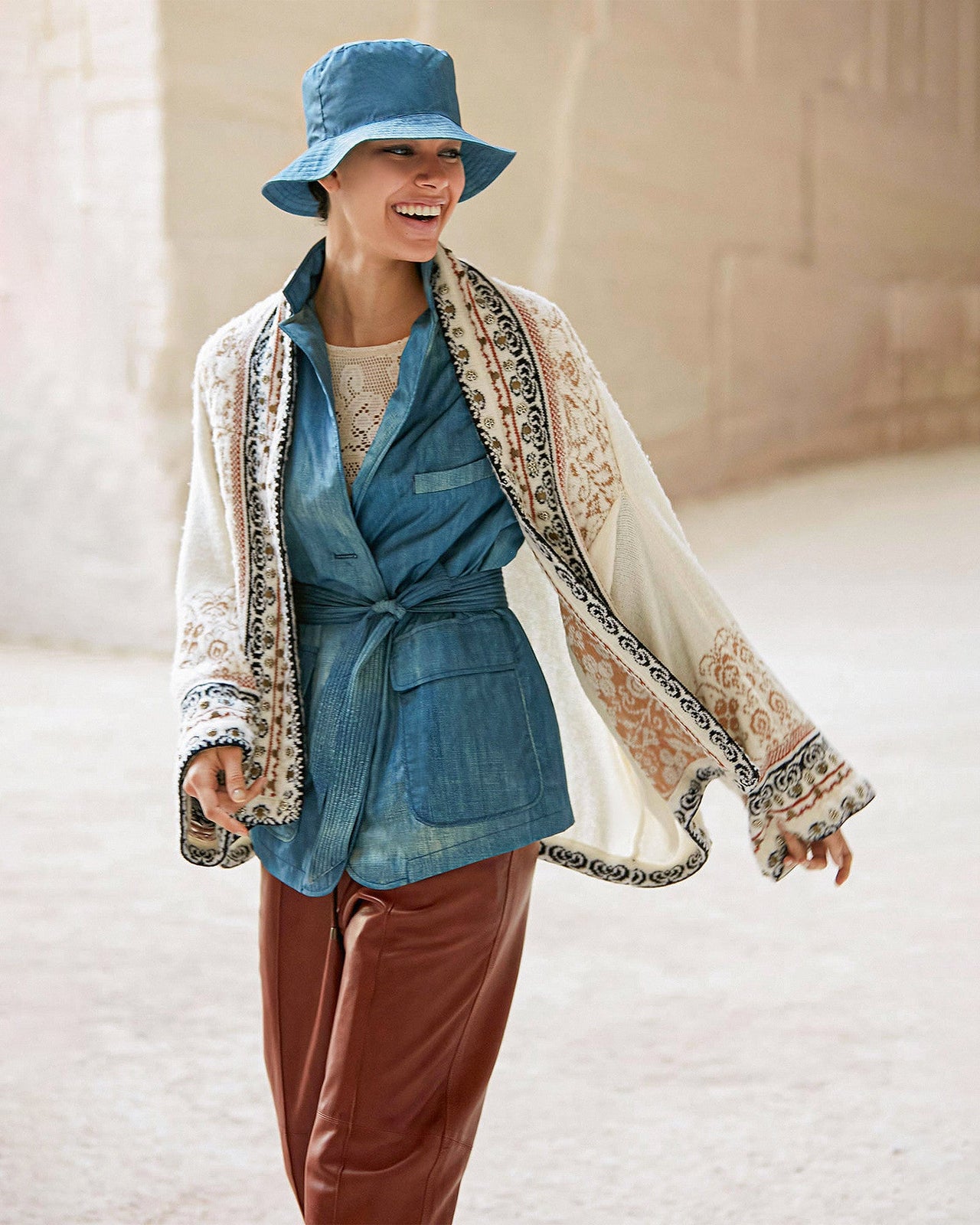 Chapeau Drip  Denim | Mes Demoiselles Paris - Image 3