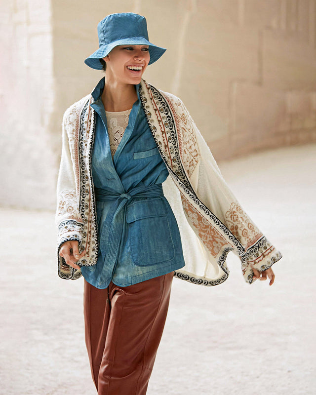 Chapeau Drip  Denim | Mes Demoiselles Paris - Image 3