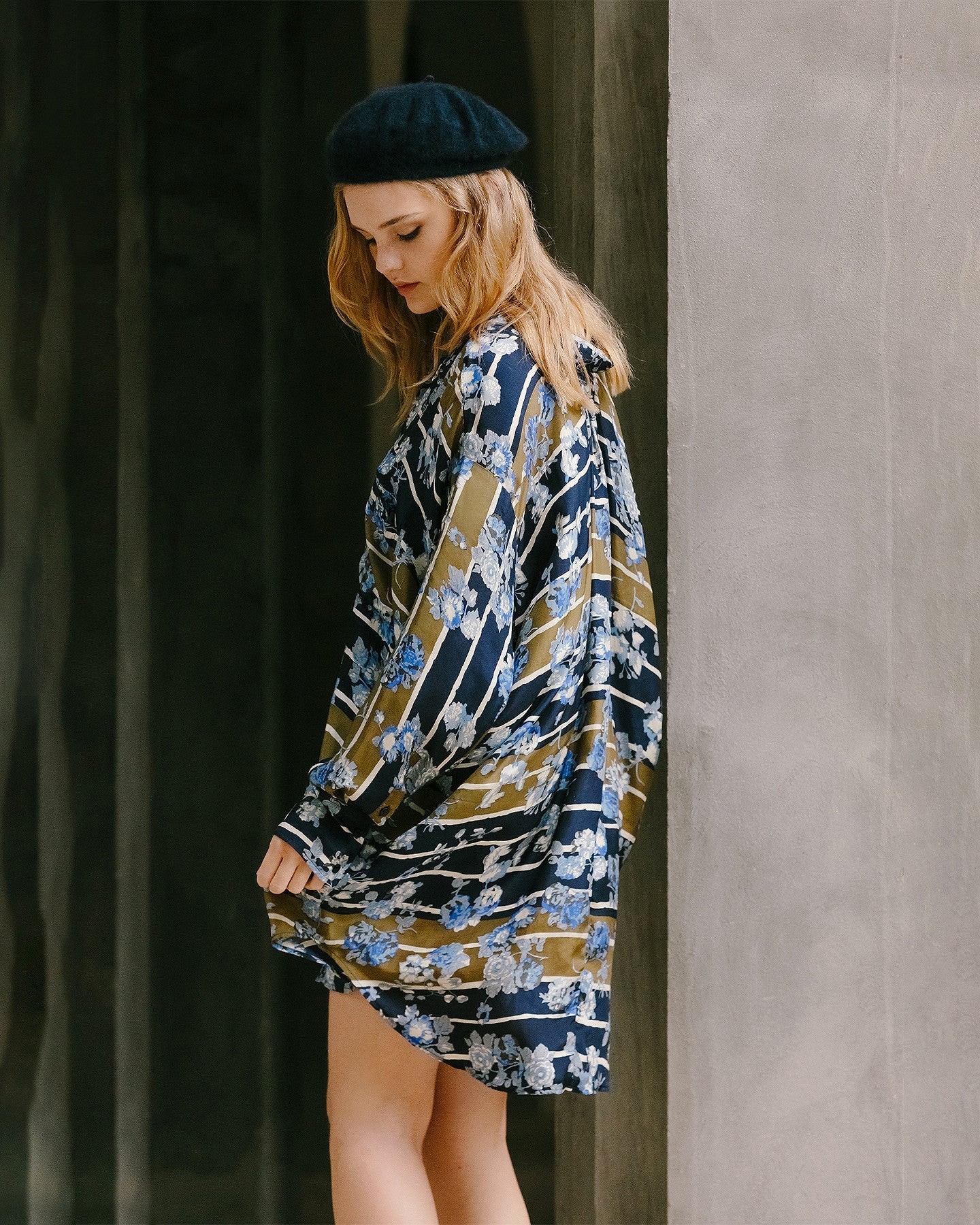 Chemise Bouvardia  Bleu imprimé | Mes Demoiselles Paris