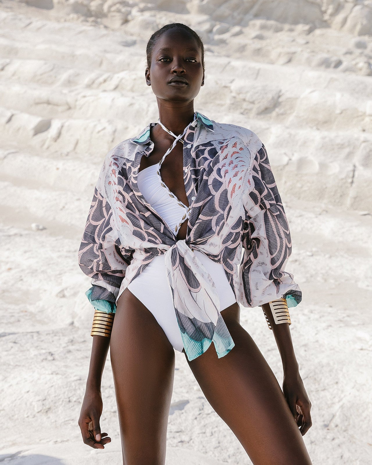 Chemise Buli  Turquoise | Mes Demoiselles Paris - Image 5