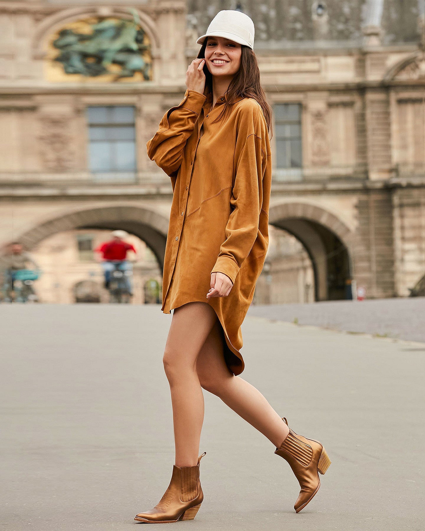 Chemise Capra  Camel | Mes Demoiselles Paris