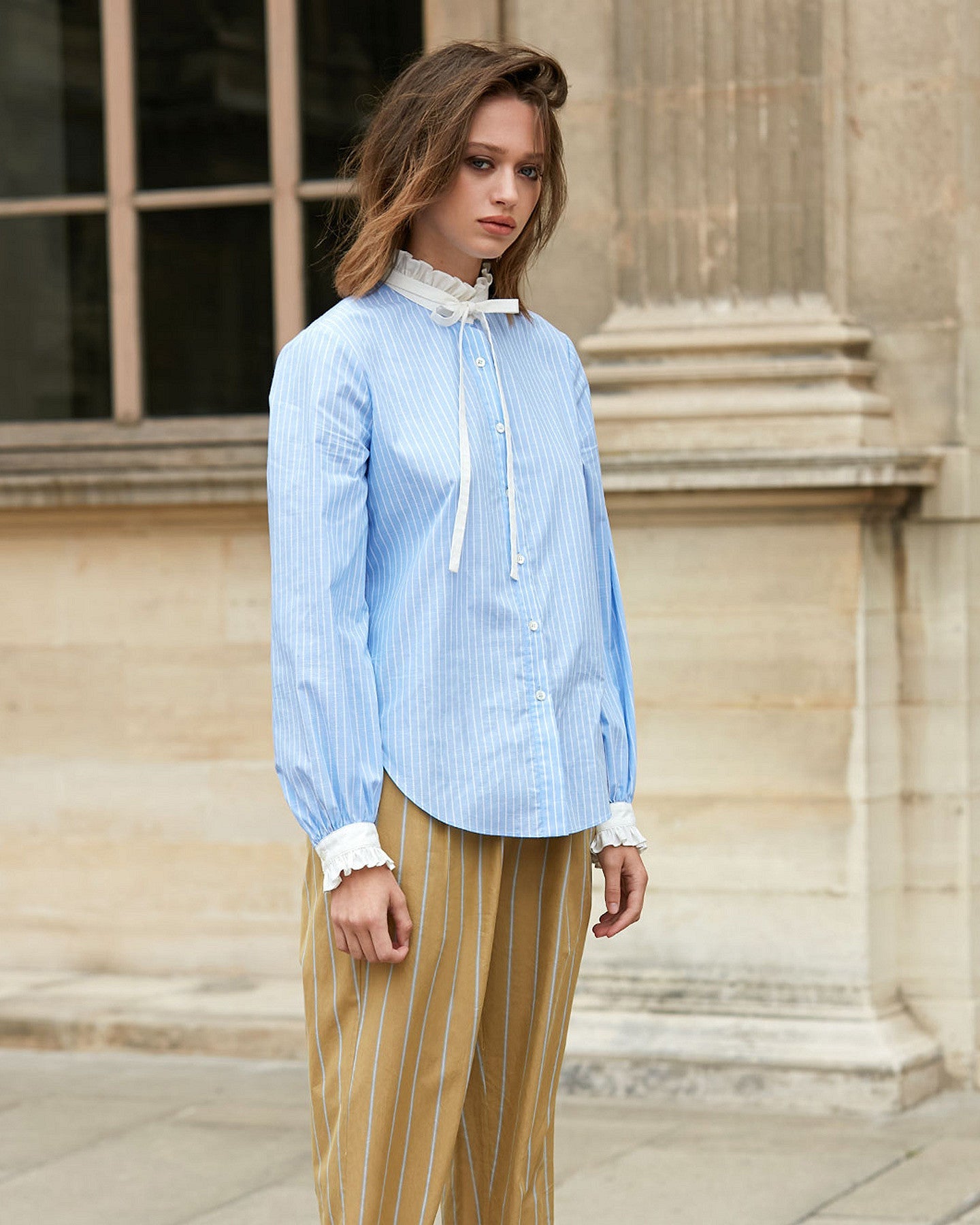 Chemise Christofle  Rayé bleu | Mes Demoiselles Paris