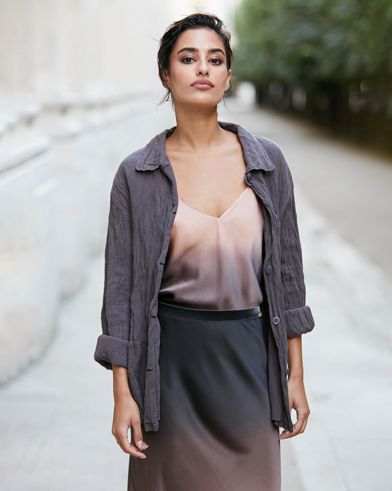 Chemise Perceval - Violet - Image 1