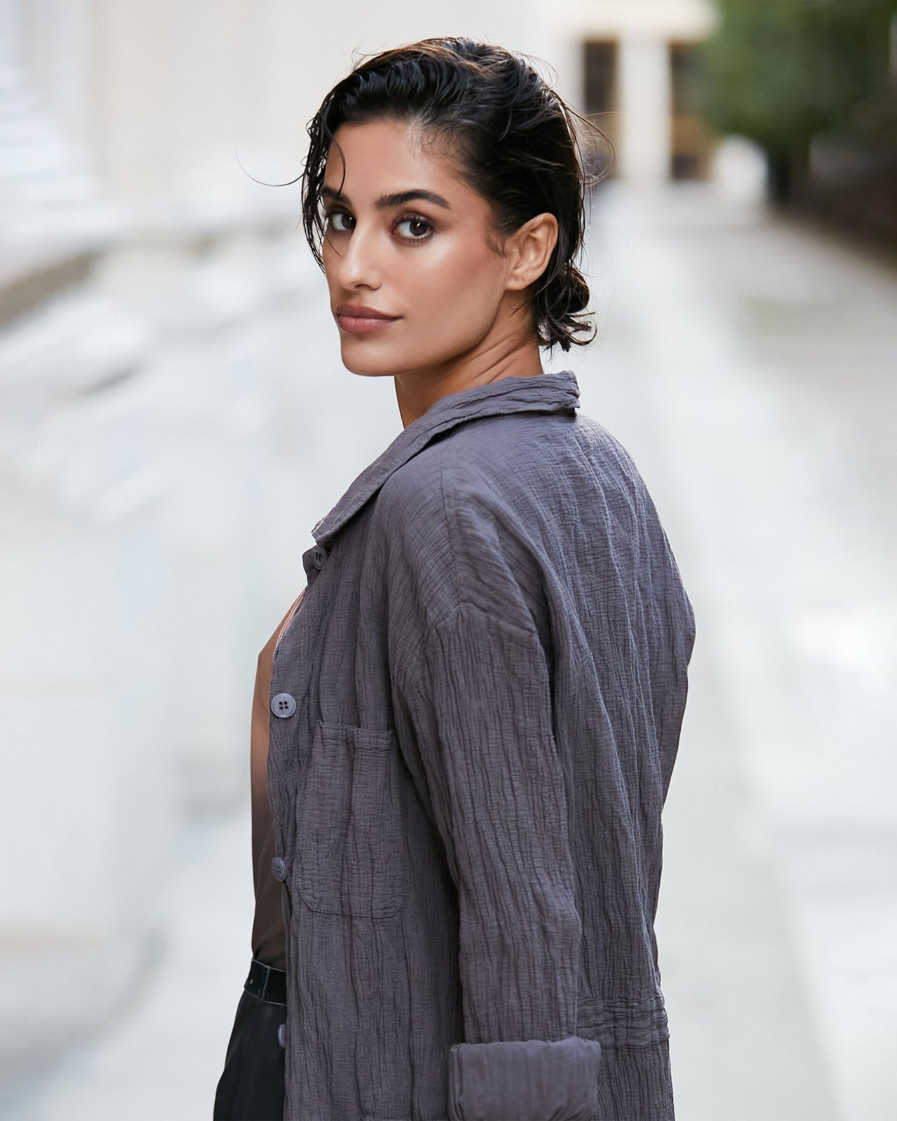 Chemise Perceval - Violet - Image 4