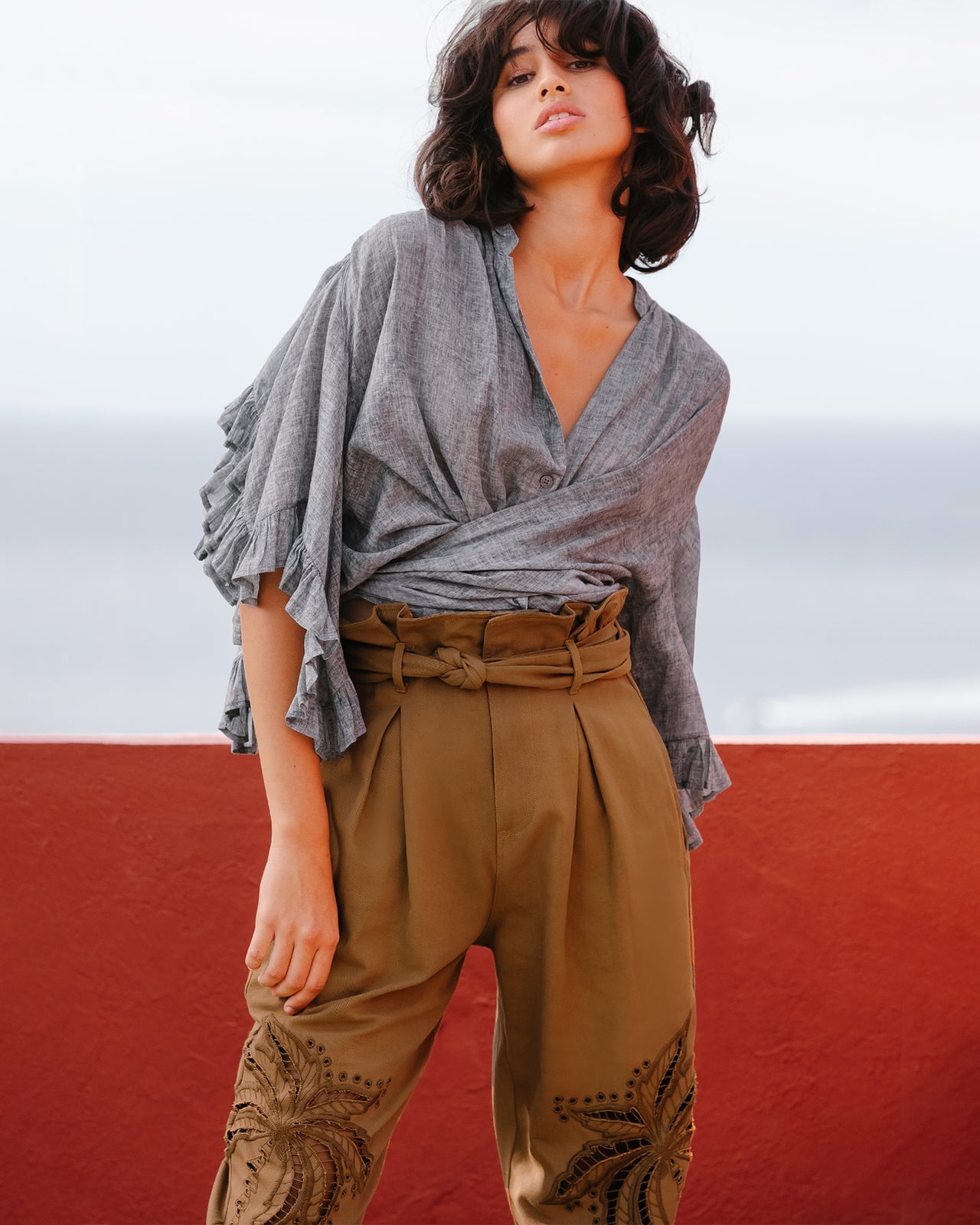 Pantalon Dalma - Olive - Image 4