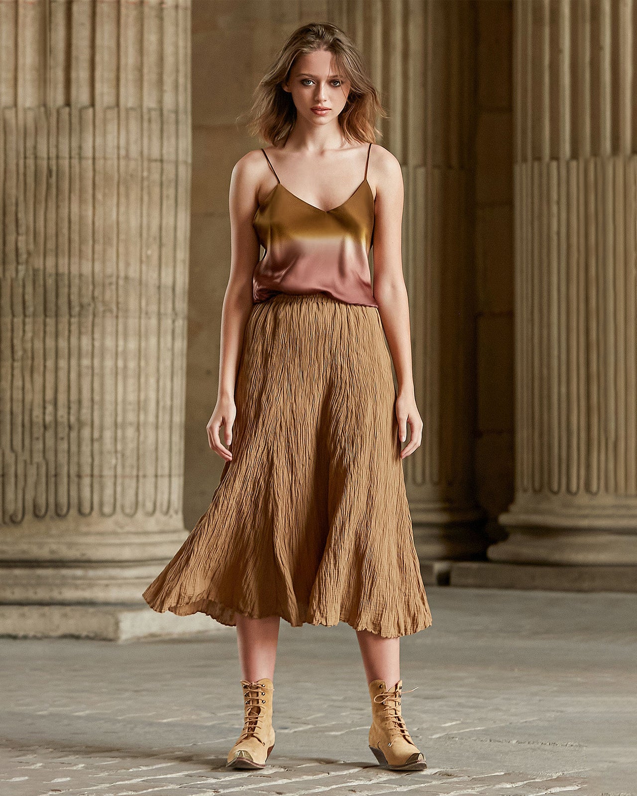 Thumbelina Skirt - Khaki - Image 1