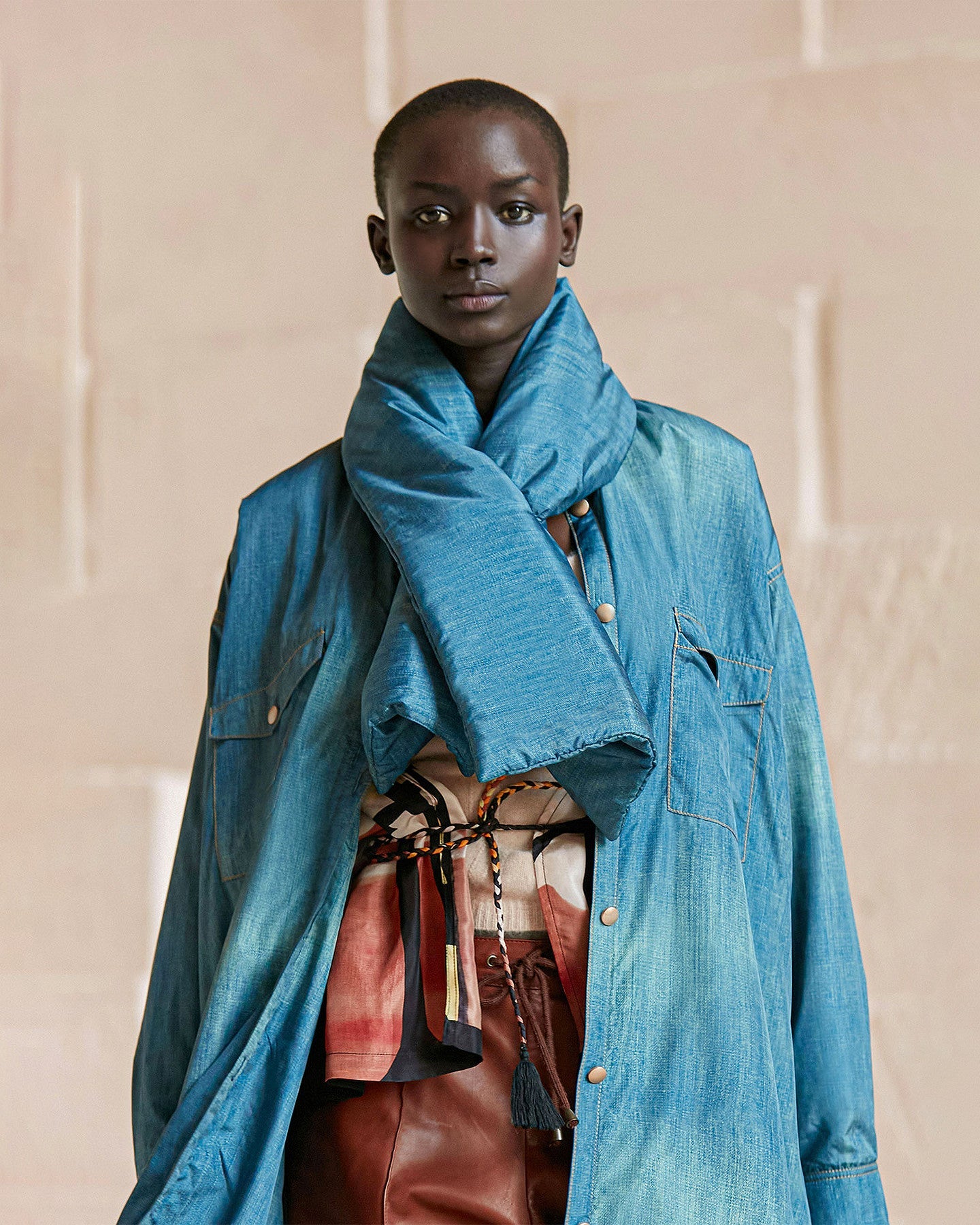 Écharpe Drench  Denim | Mes Demoiselles Paris