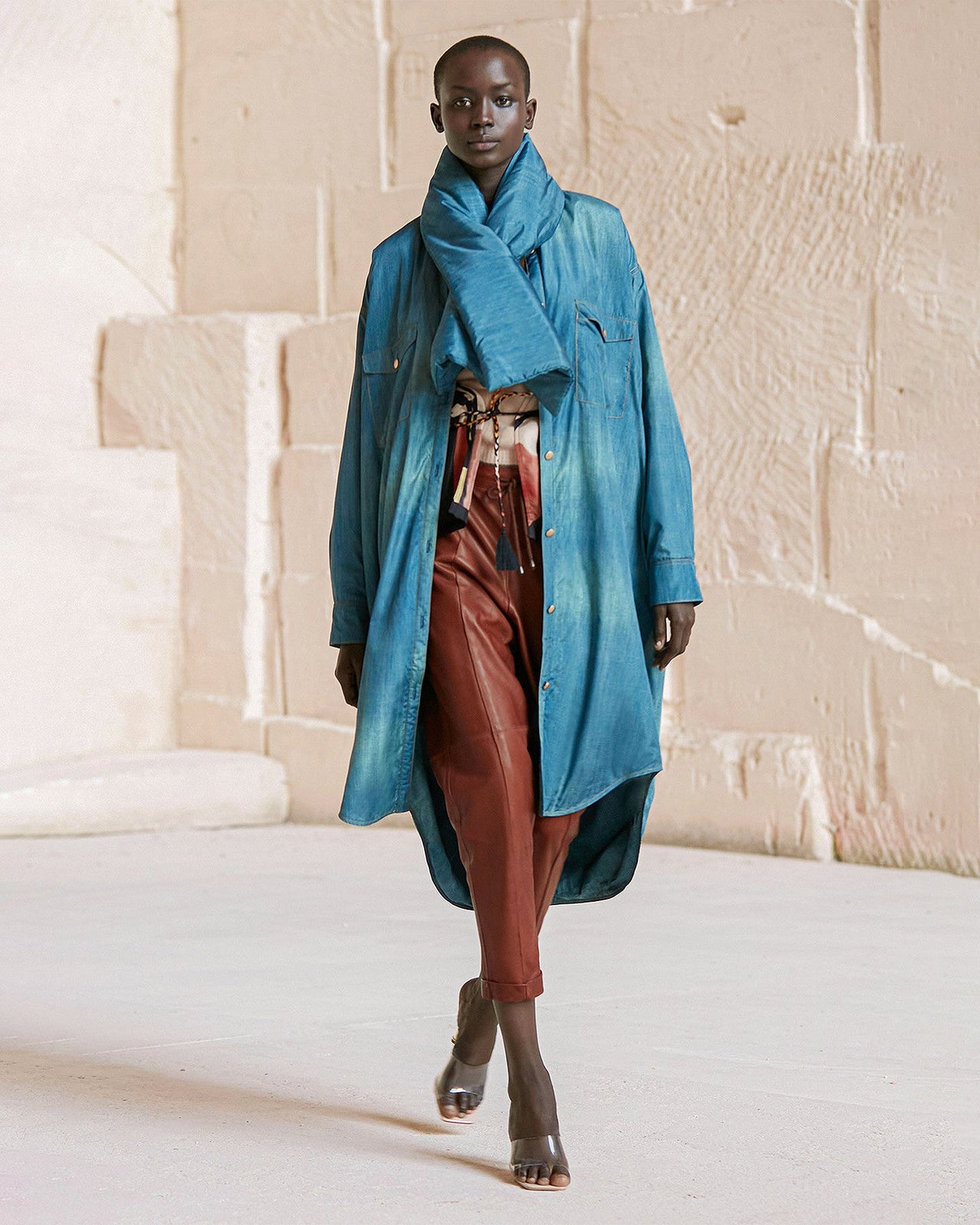 Écharpe Drench  Denim | Mes Demoiselles Paris - Image 4