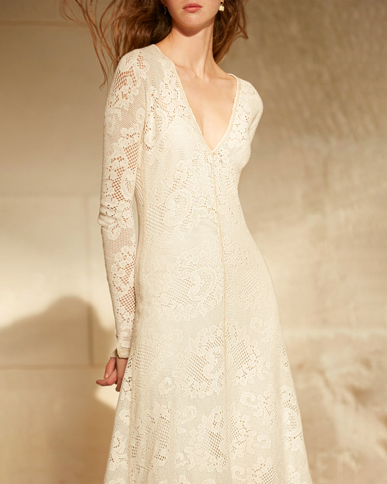 Fantiana Dress - Ecru - Image 4