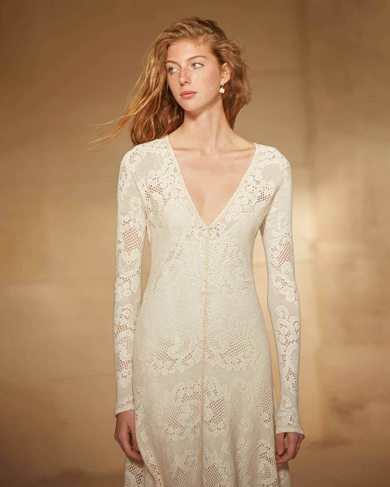 Fantiana Dress - Ecru - Image 3