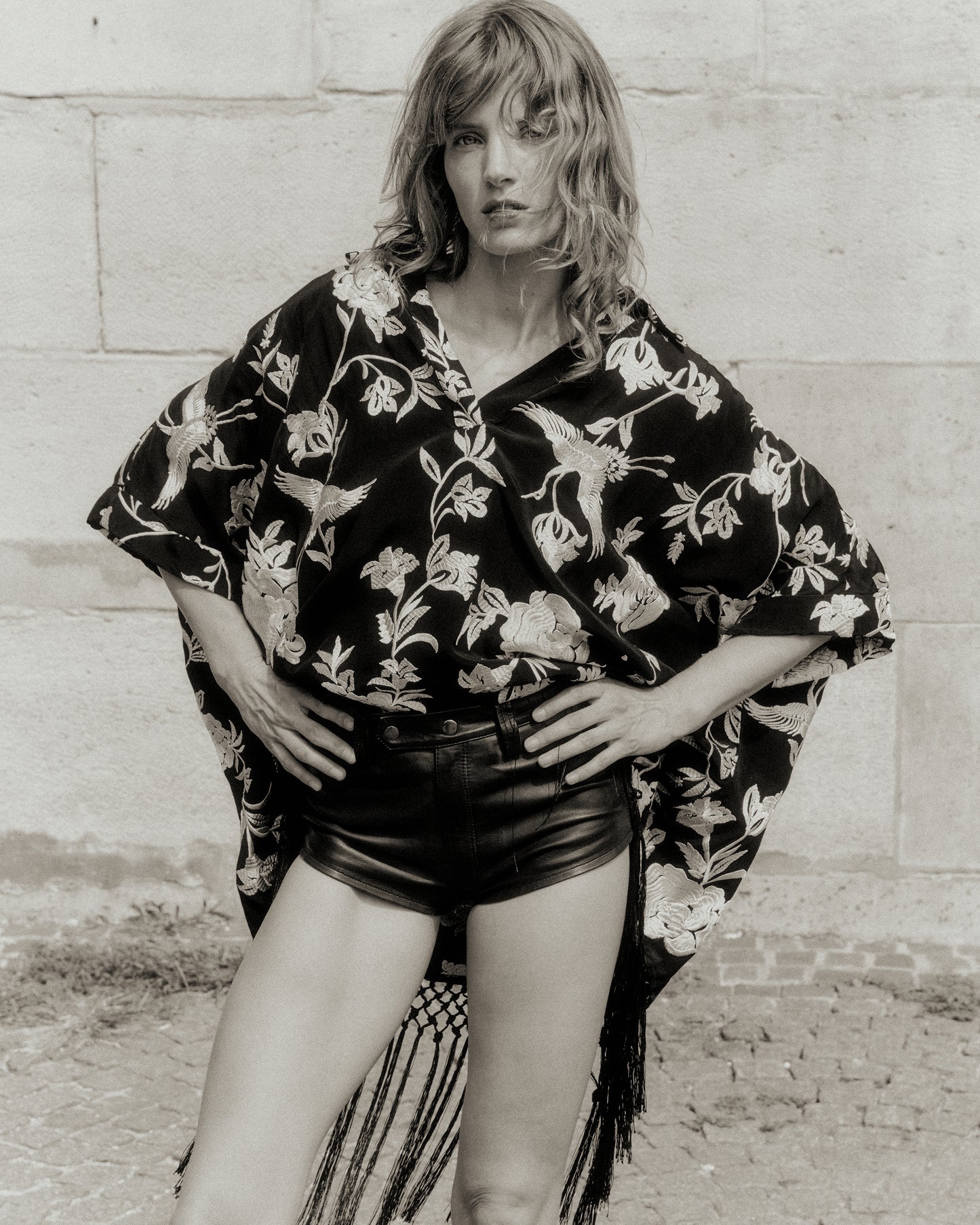 Poncho Franny - Noir