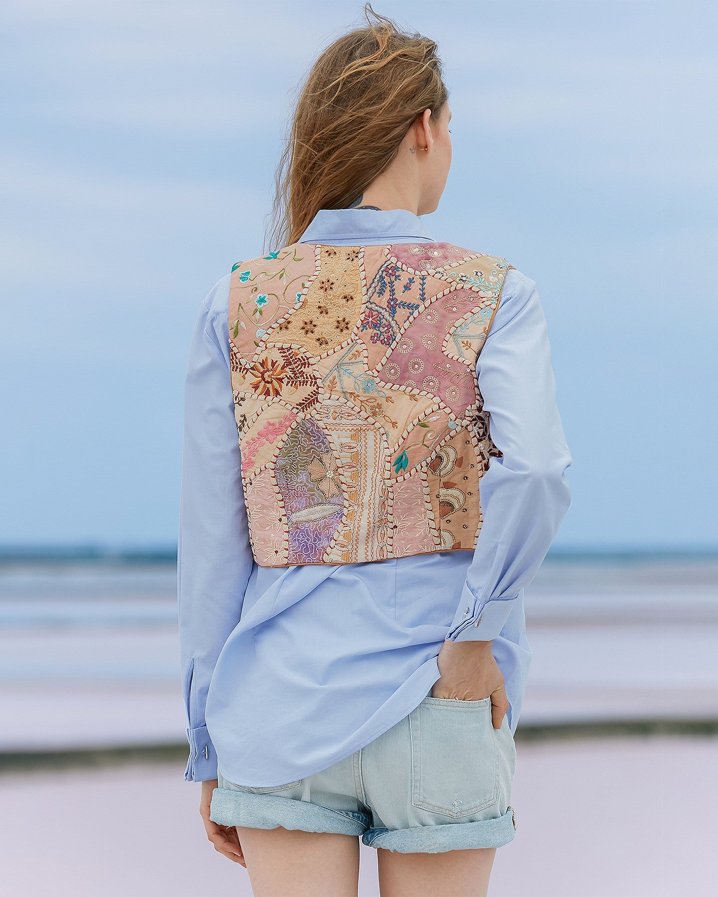 Gilet New manipura  Rose | Mes Demoiselles Paris