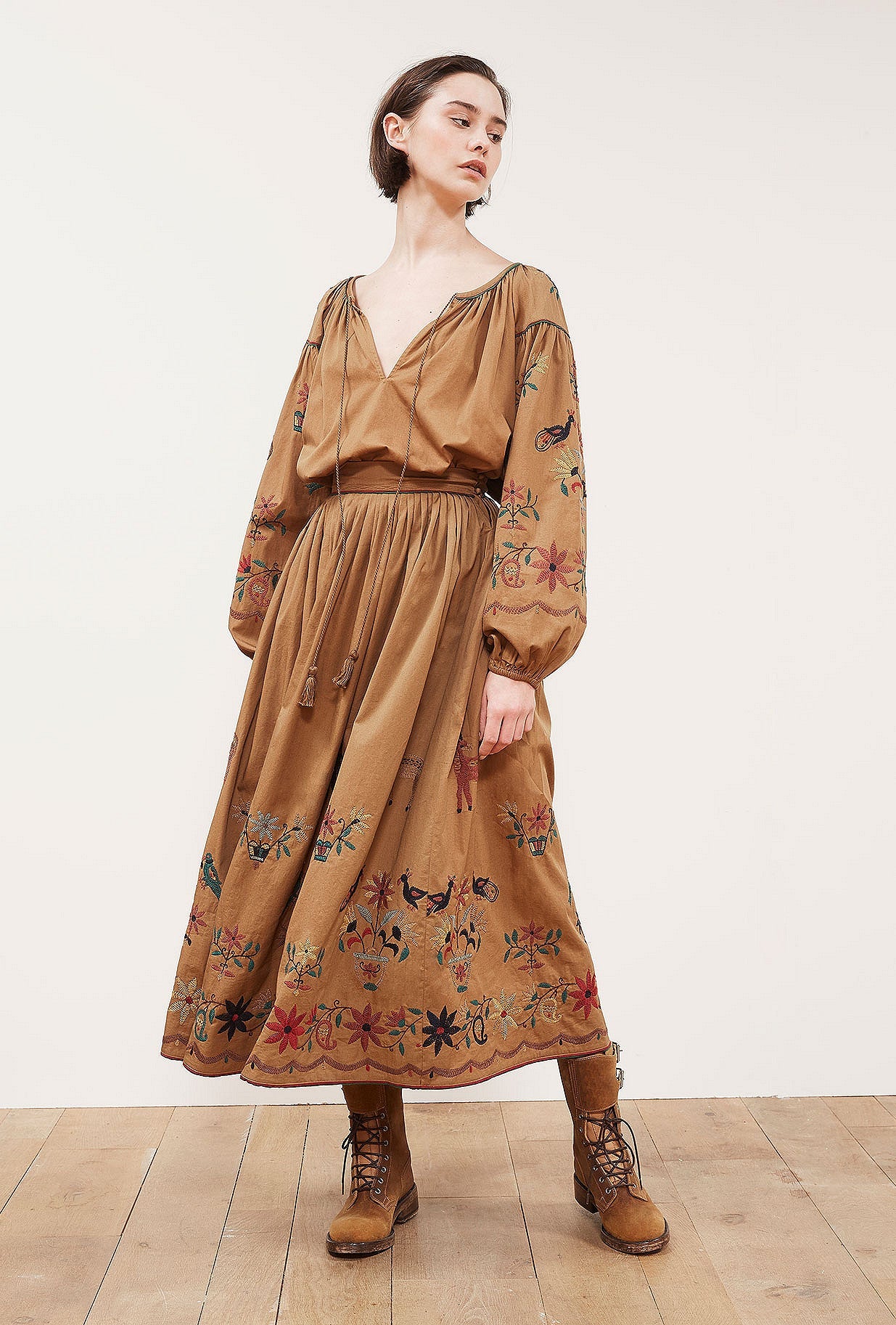 Jupe Gretel  Khaki | Mes Demoiselles Paris