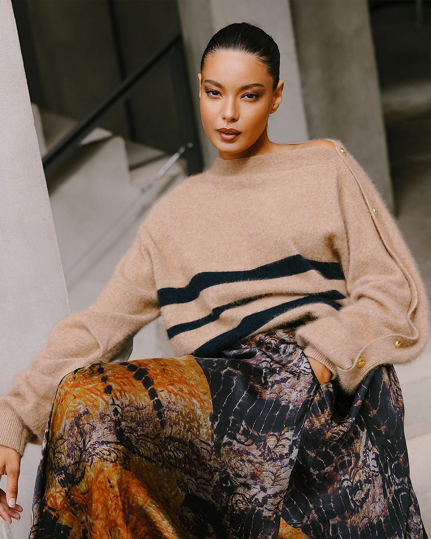 Jupe Huas  Multicolore | Mes Demoiselles Paris