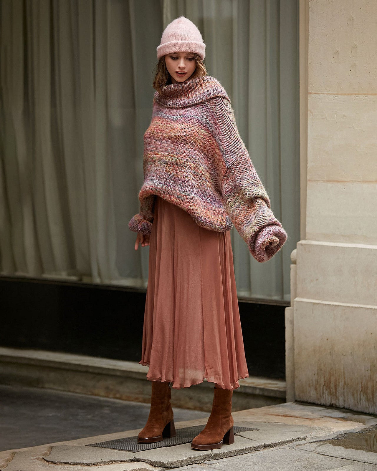 Jupe Joey  Marron | Mes Demoiselles Paris - Image 1