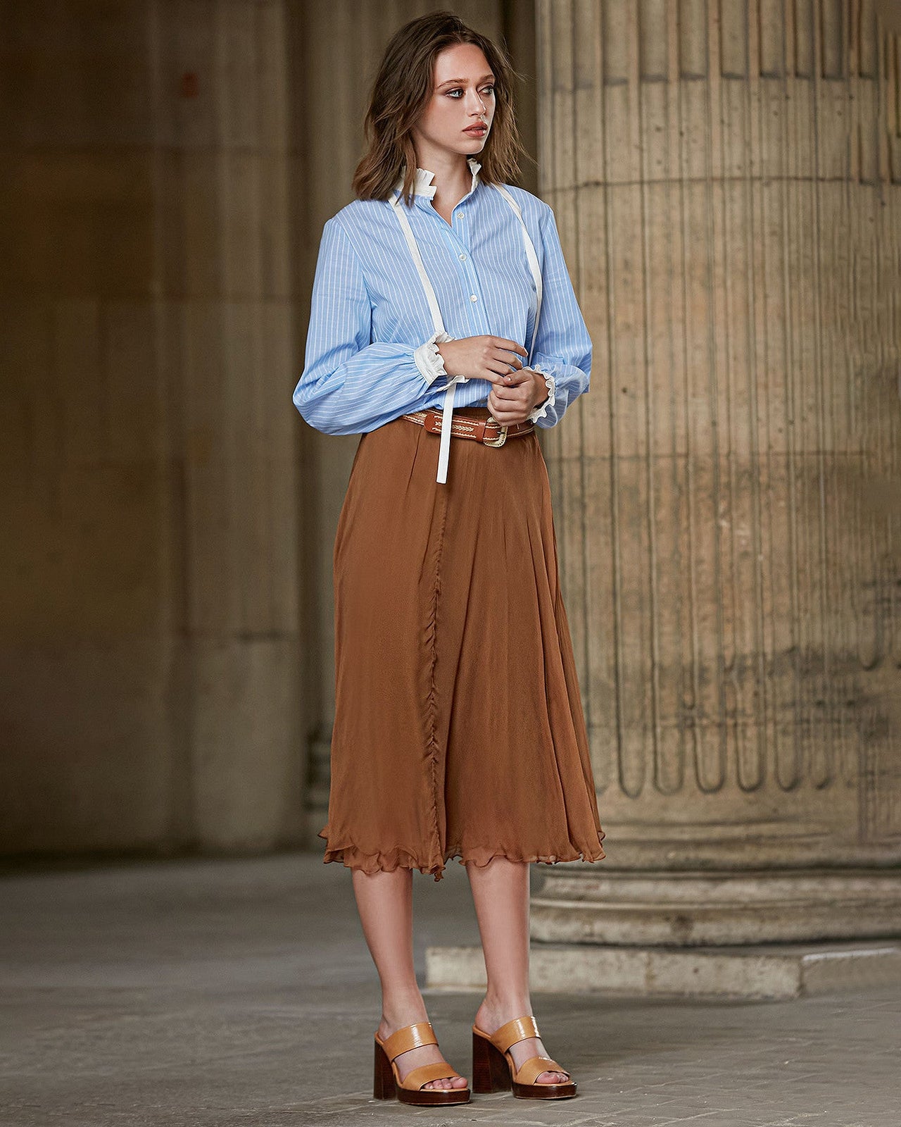 Jupe Joey  Terracotta | Mes Demoiselles Paris - Image 3