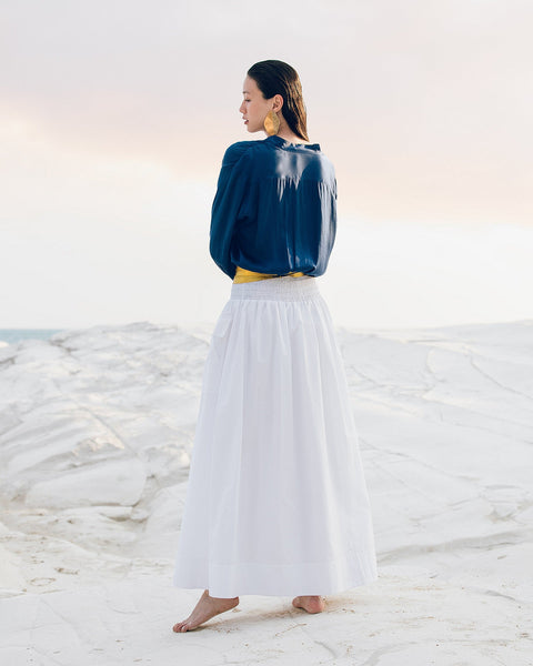 アパルトモンMES DEMOISELLES LONG SKIRT Jupe-Pelambre-Blanc-Mes-