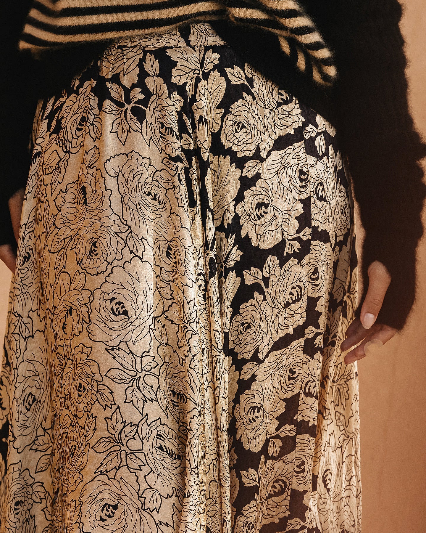 Jupe Rose ayr  Noir | Mes Demoiselles Paris