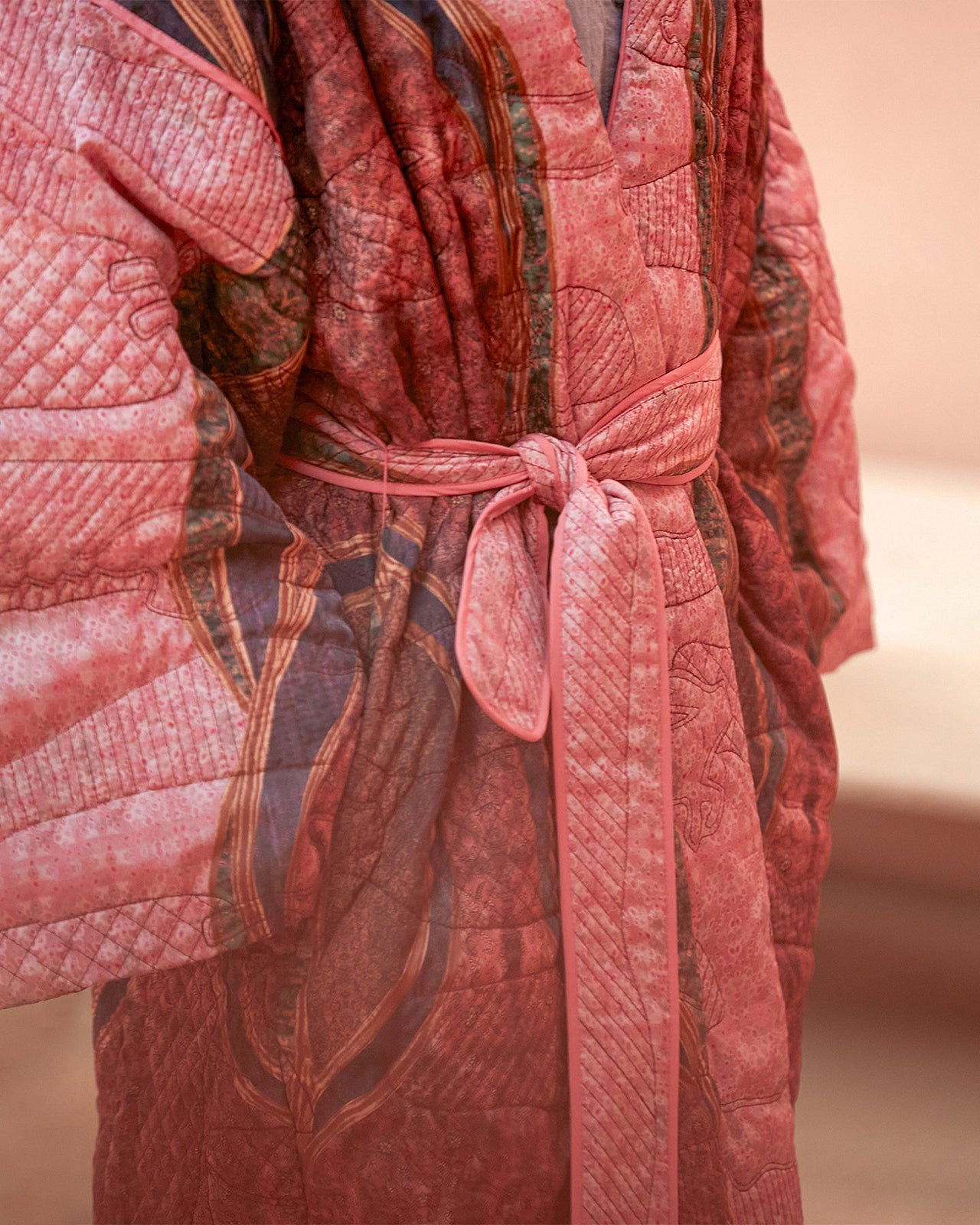Kimono Kimiko  Imprimé rose | Mes Demoiselles Paris - Image 4