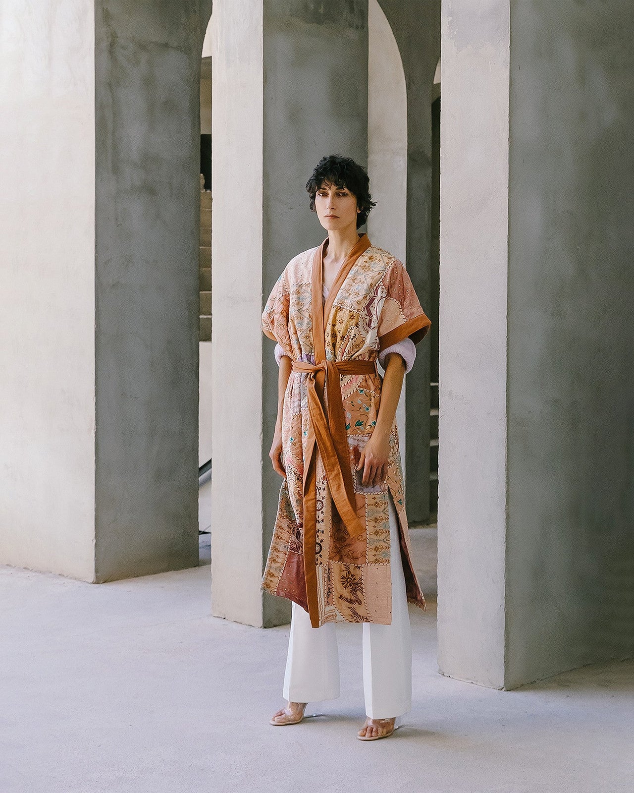 Kimono New anahata  Imprimé rose | Mes Demoiselles Paris - Image 1