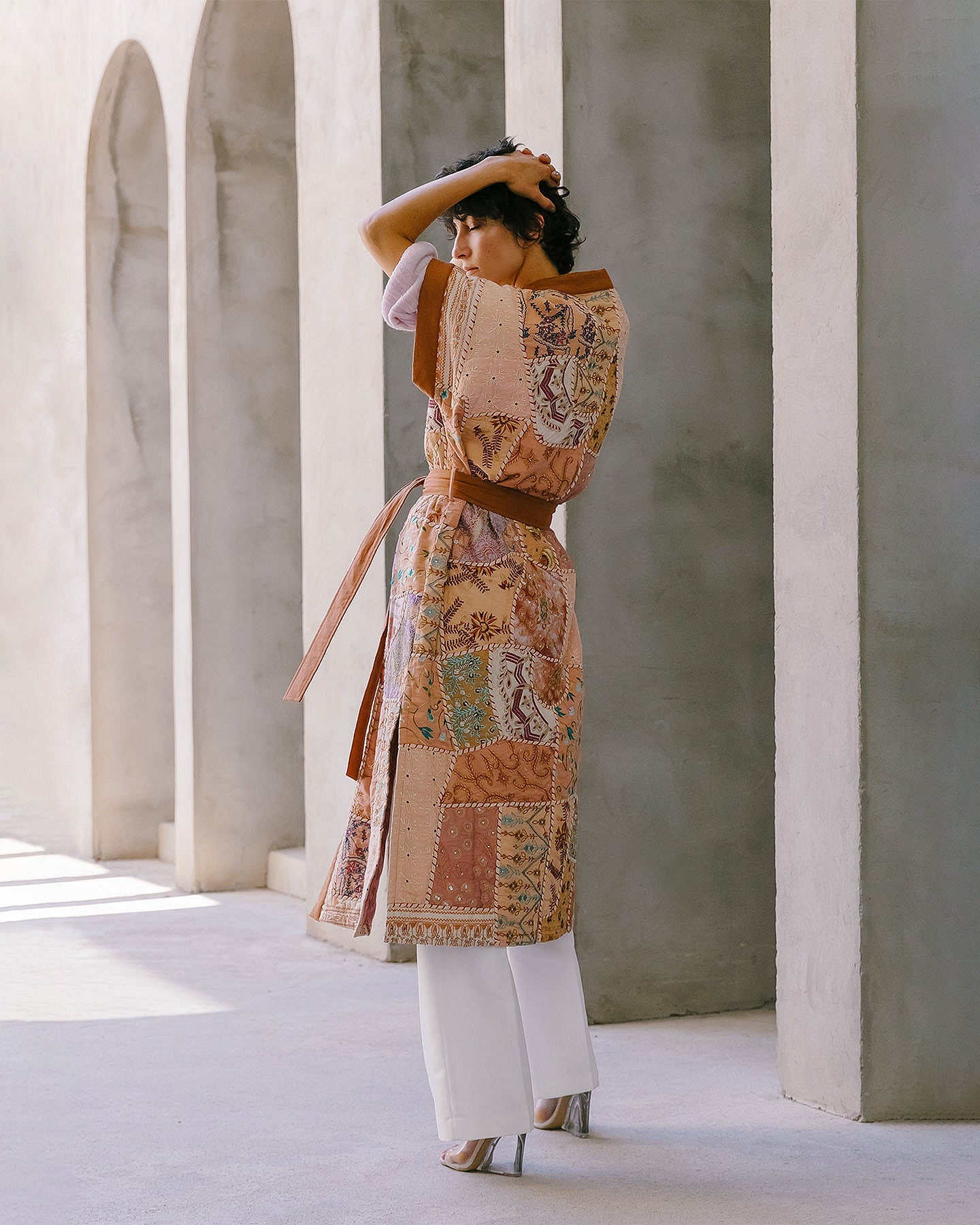 Kimono New anahata  Imprimé rose | Mes Demoiselles Paris