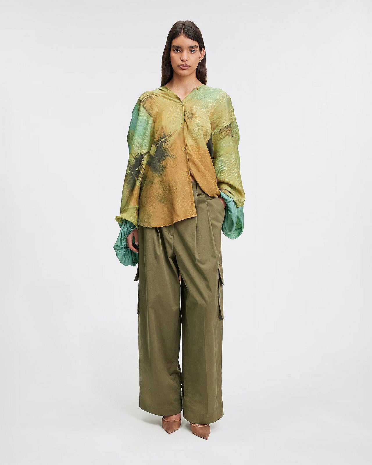 LA BLOUSE BULDA IMPRIMÉ BAMBOO | MES DEMOISELLES PARIS - Image 3