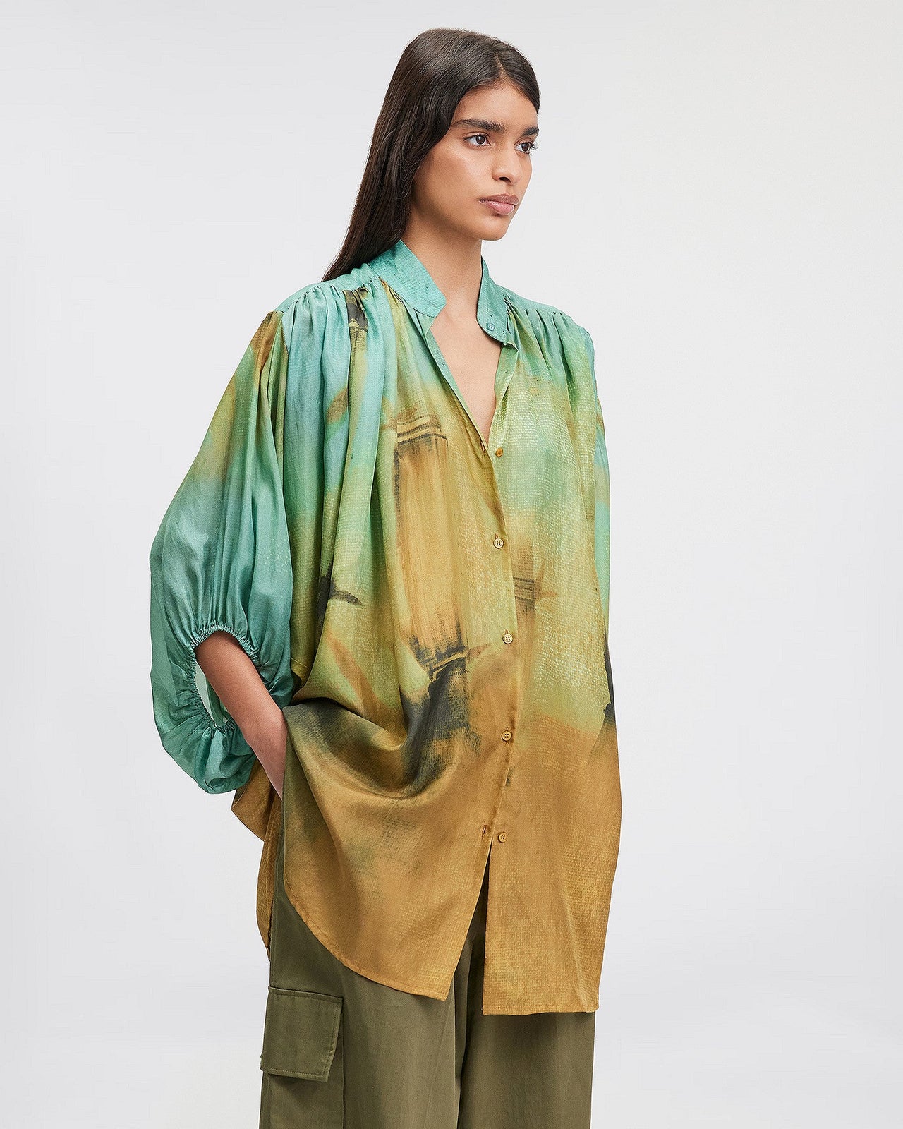 LA BLOUSE BULDA IMPRIMÉ BAMBOO | MES DEMOISELLES PARIS - Image 5