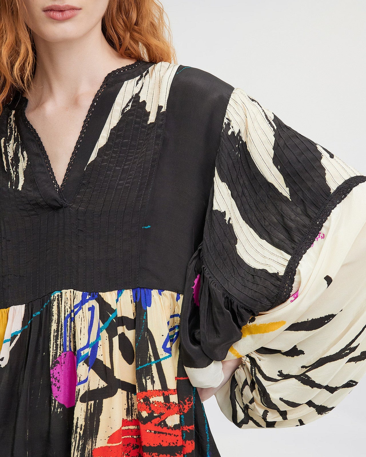 LA BLOUSE MASQUIAT MULTICOLORE | MES DEMOISELLES PARIS - Image 5
