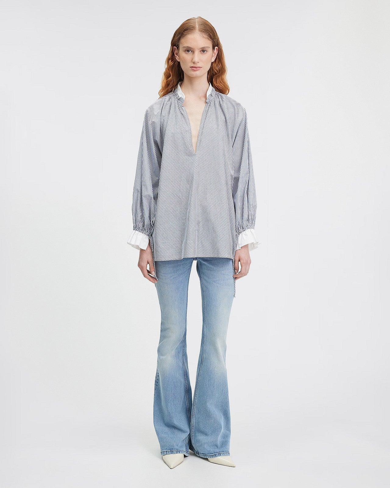 LA BLOUSE WALLY GRIS | MES DEMOISELLES PARIS - Image 1