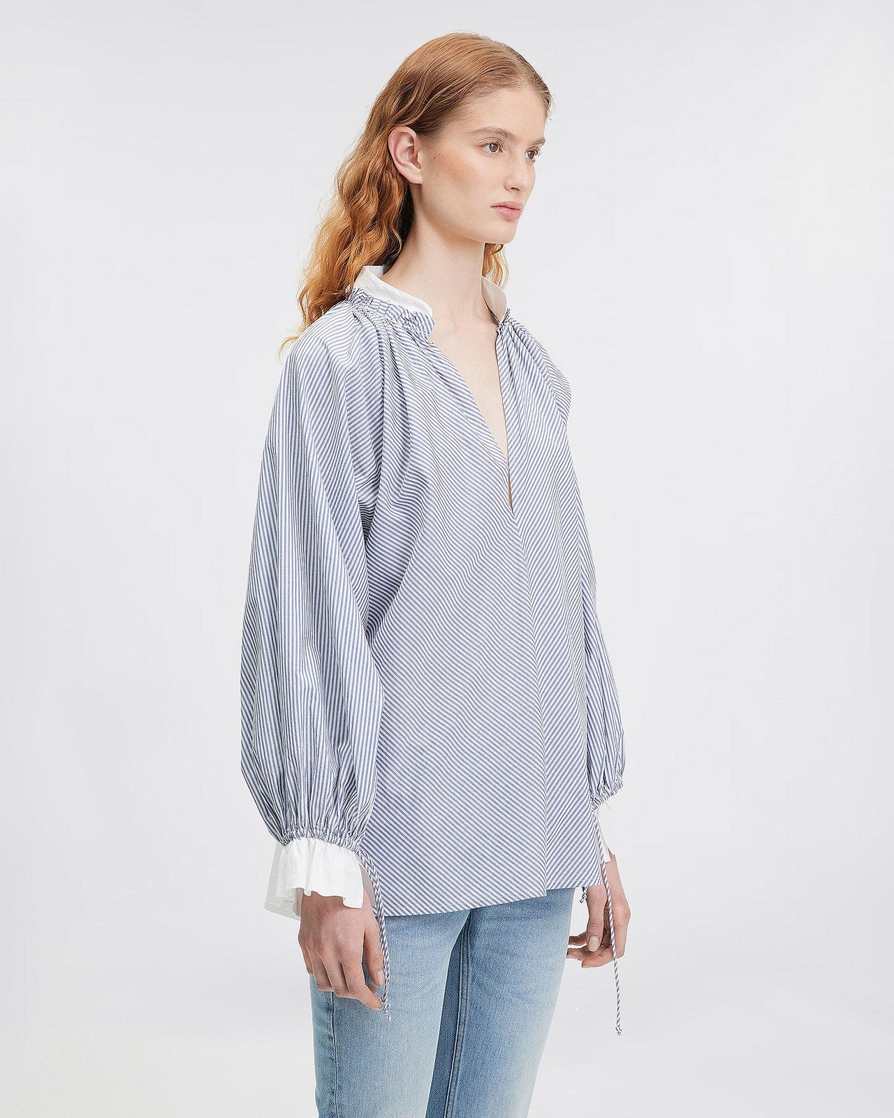 LA BLOUSE WALLY GRIS | MES DEMOISELLES PARIS - Image 3